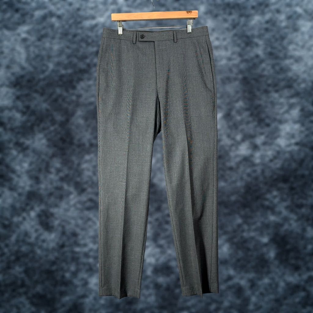 Ralph Lauren Lauren Ralph Lauren Pants Mens 34x34 Gray Micro Houndstooth Trousers Dress Pants Classic Fit Everyday Wear Mens Size US 34 / EU 50 - 1 Thumbnail