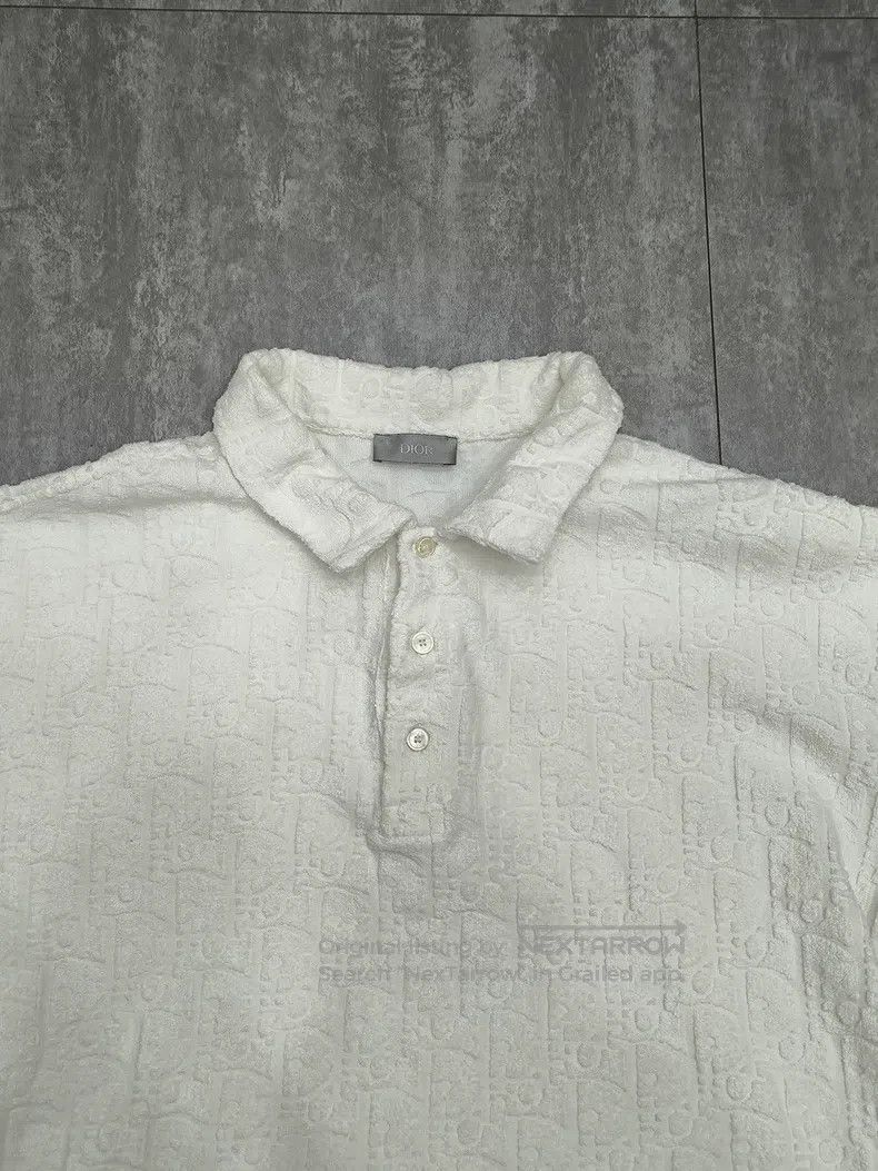 Dior Dior SS21 short-sleeved solid colour short-sleeved Polo sh Size US XL / EU 56 / 4 - 3 Thumbnail