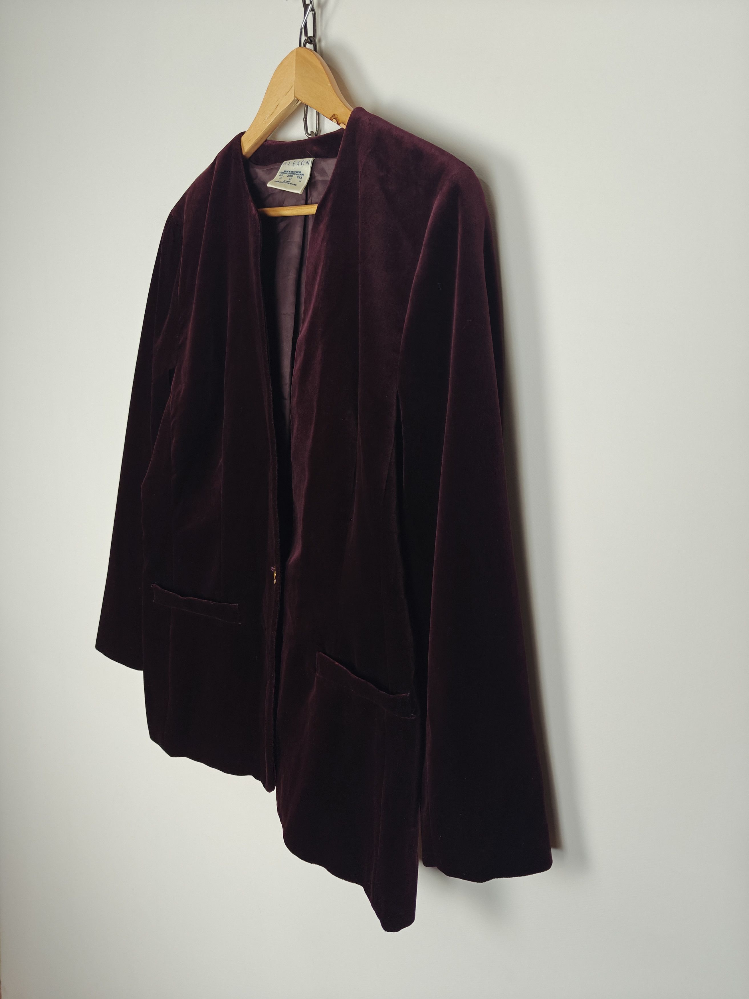 Other Alexon Blazer Jacket Great Britain Burgundy size US14 EU42 Size XL / US 12-14 / IT 48-50 - 6 Thumbnail
