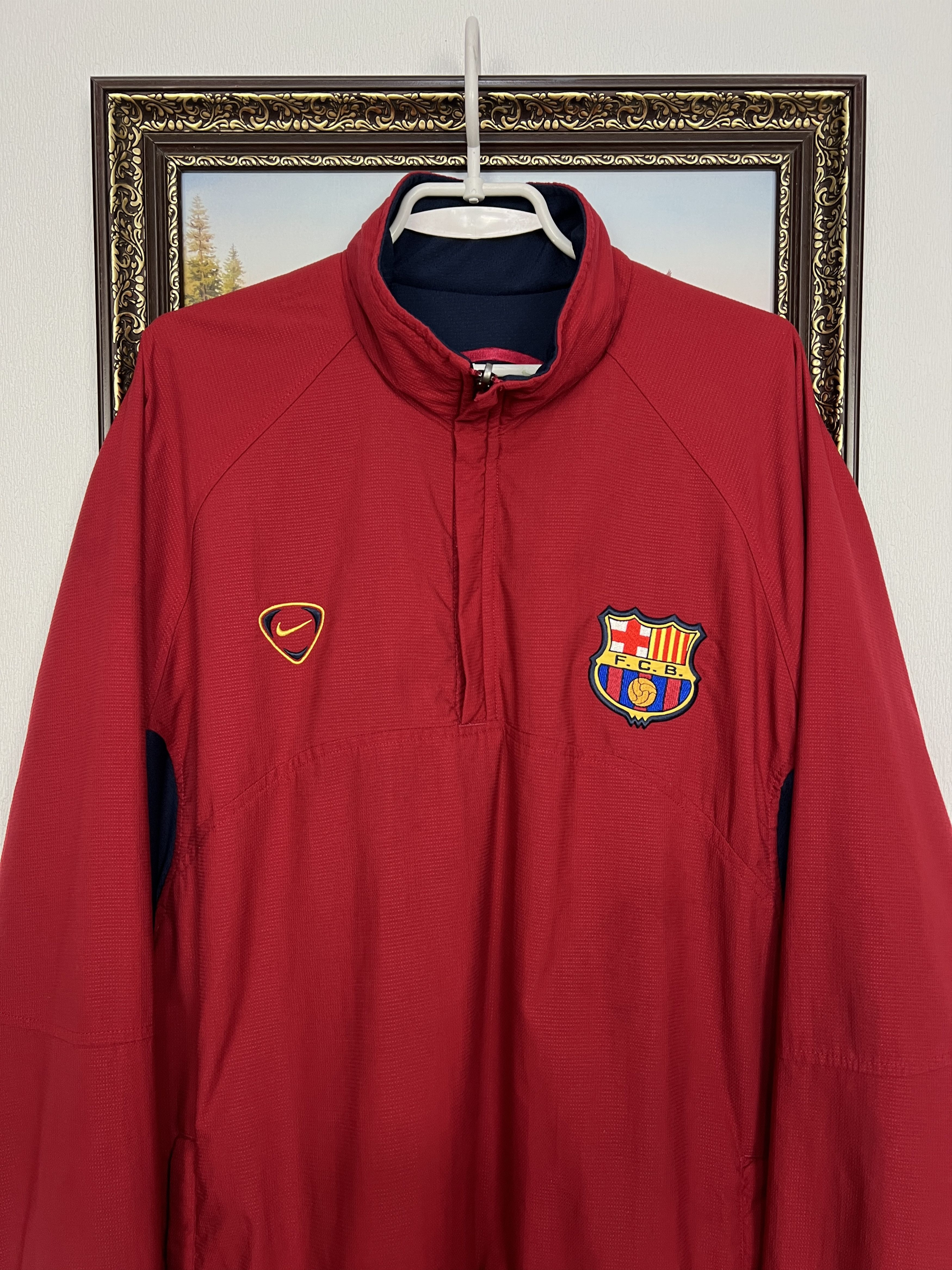 Nike Barcelona Football Double Sided Jacket Soccer Track Top Size US L / EU 52-54 / 3 - 2 Thumbnail