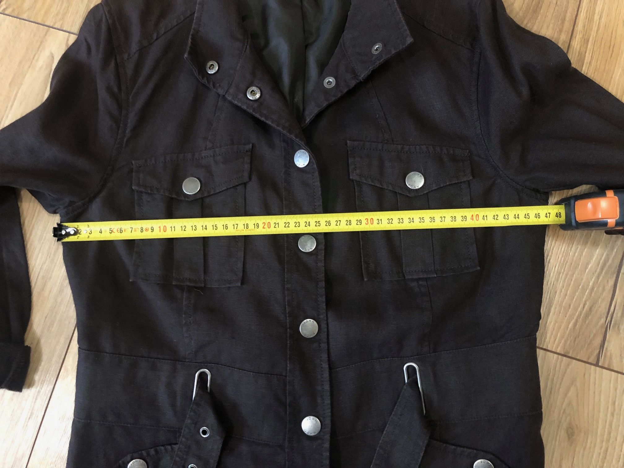 Other Women's linen jacket size 40 (UK12) brown Size M / US 6-8 / IT 42-44 - 7 Thumbnail