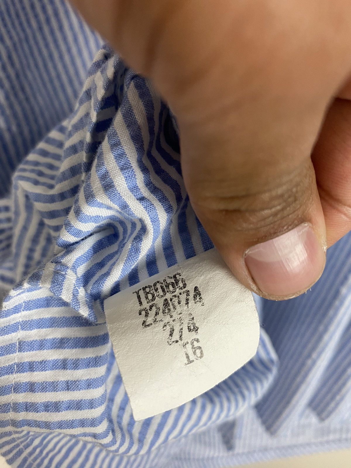 Burberry × Vintage Vintage Burberry Woven Button Up Shirt Size US M / EU 48-50 / 2 - 6 Thumbnail