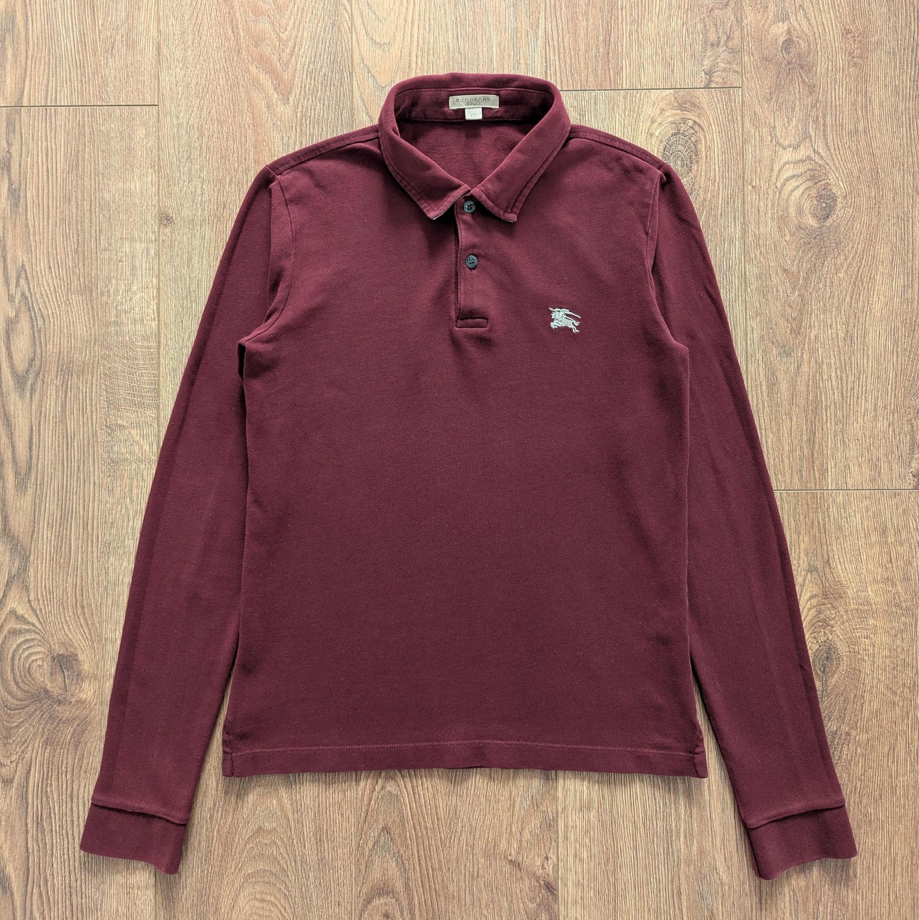 Burberry Burberry Brit Polo Long Sleeve Size XS 100% Cotton Luxury Size US XS / EU 42 / 0 - 1 Thumbnail