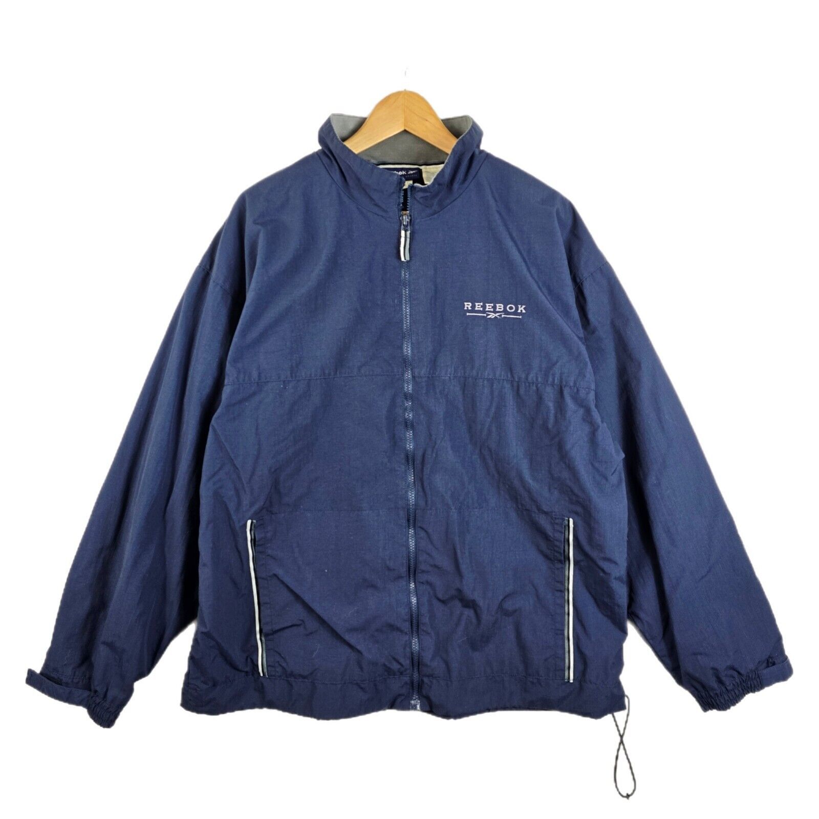 Reebok Vintage Reebok Windbreaker Jacket Full Zip Mens Large Size US L / EU 52-54 / 3 - 1 Thumbnail