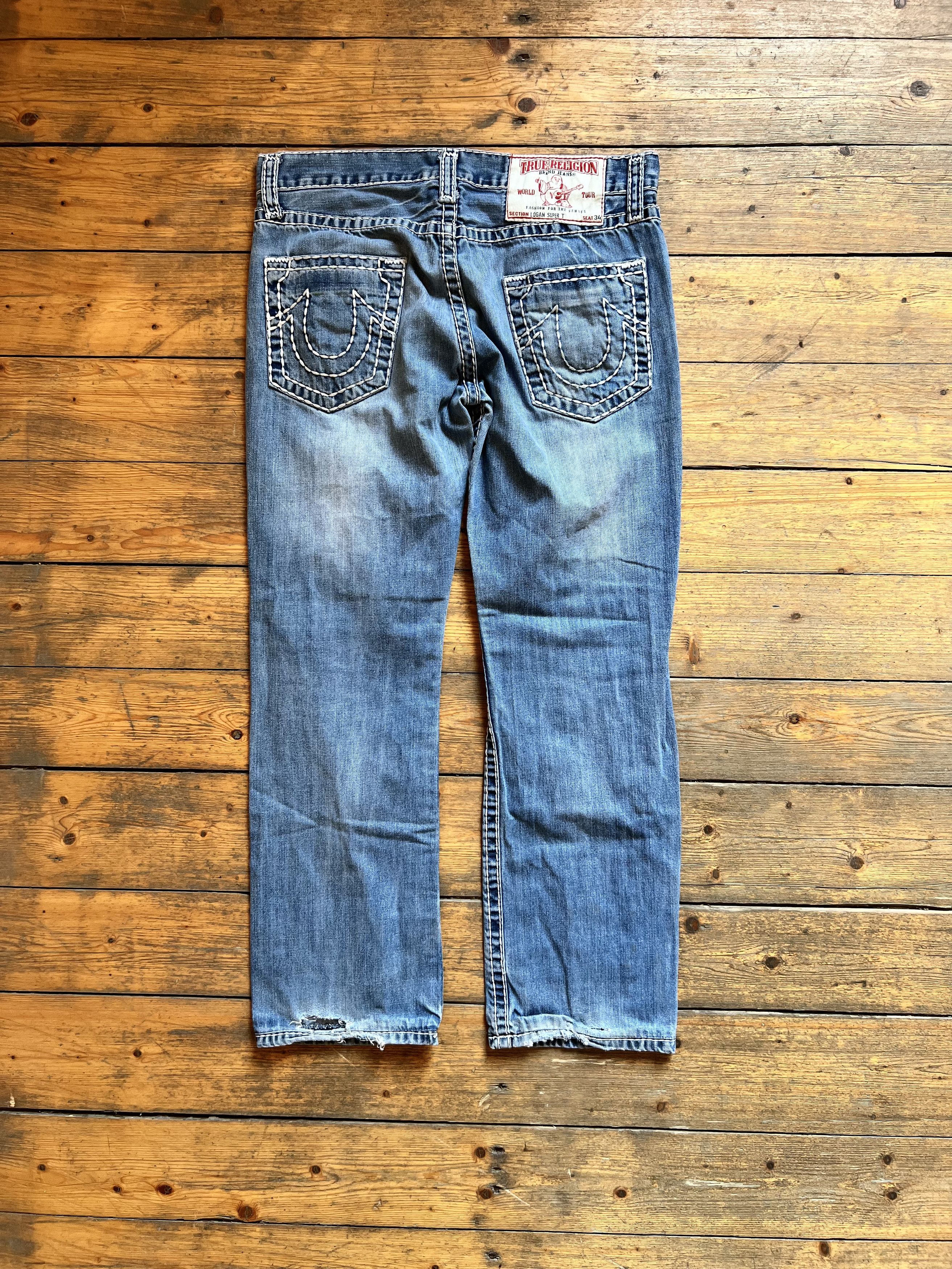 True Religion True Religion Made in USA Vintage Logan Super T Size US 34 / EU 50 - 6 Thumbnail