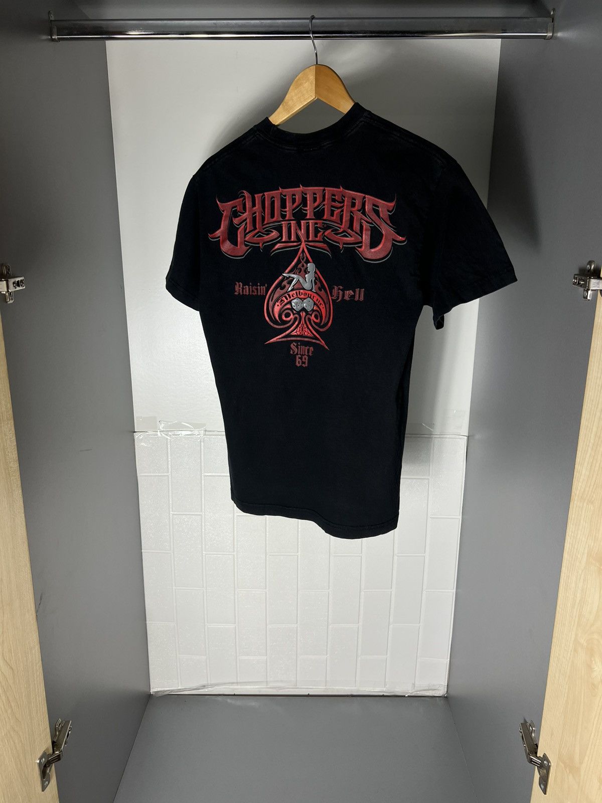 West Coast Choppers VINTAGE HARLEY DAVIDSON CHOPPERS ING MOTORCYCLE RETRO 90s Size US S / EU 44-46 / 1 - 22 Thumbnail