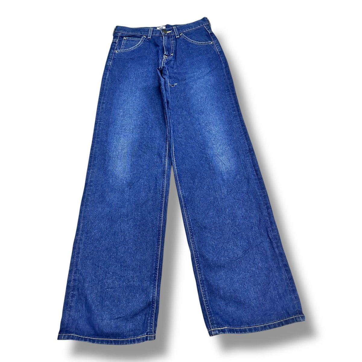 Vintage Lee Riders With Baggy Loose Style and Faded Wash