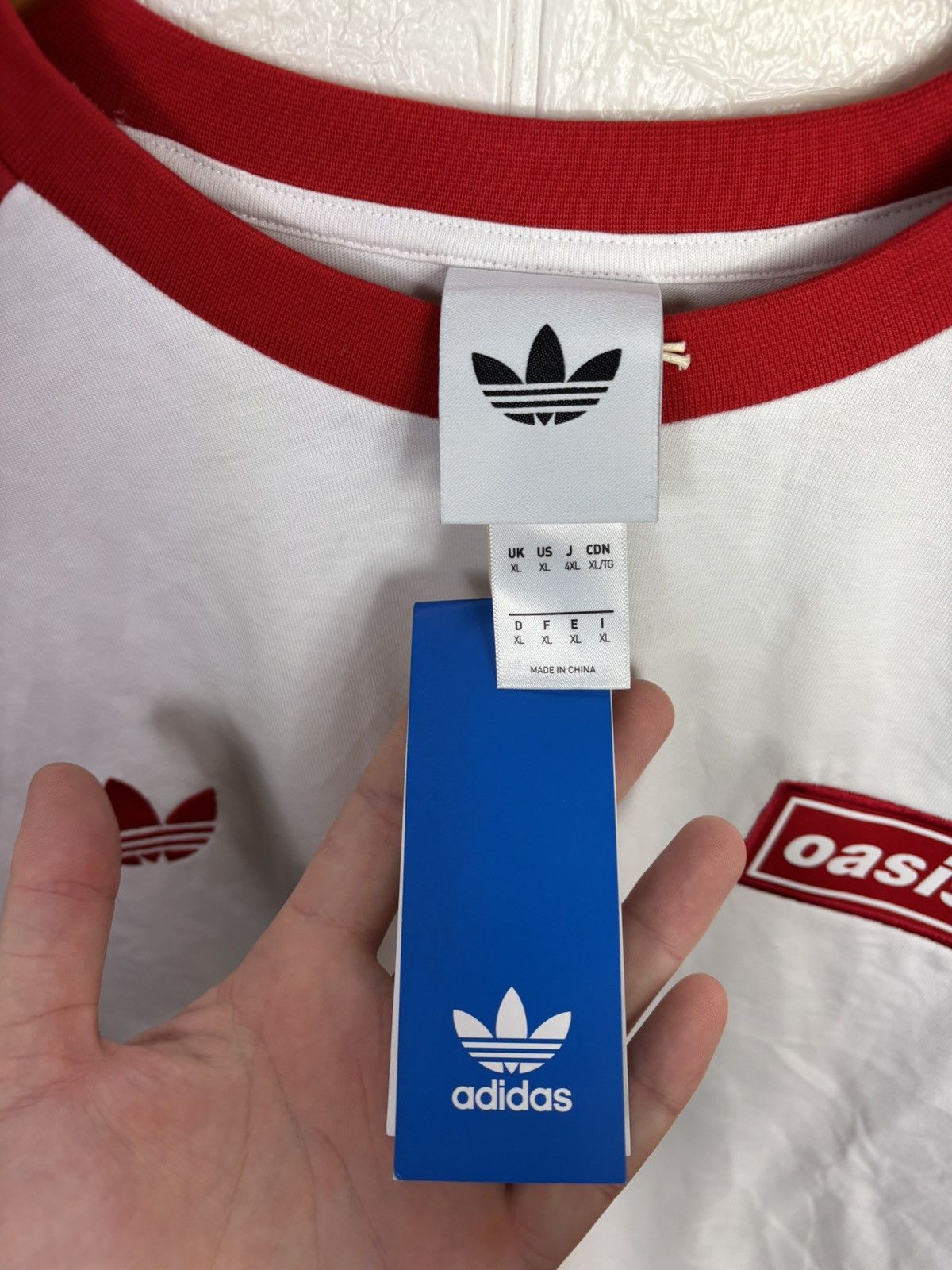 Adidas Adidas Oasis Long Sleeve 3-Stripes T-Shirt Red White Size XL Size US XL / EU 56 / 4 - 7 Thumbnail