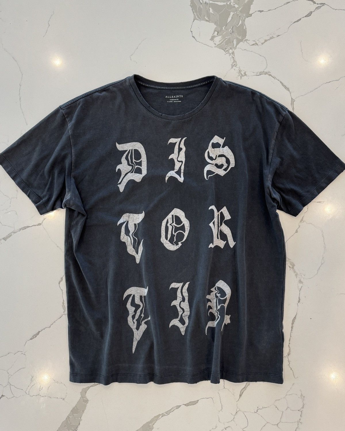 AllSaints Distortin Oversized Tee