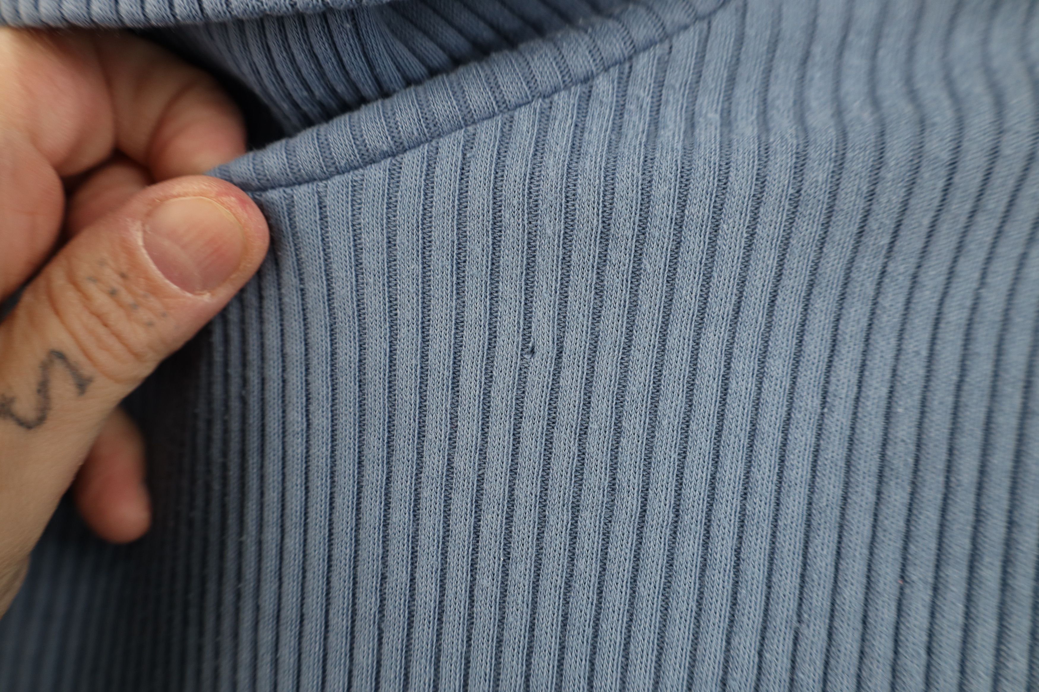 Vintage Vintage 90s Y2K Dawsons Creek Striped Knit Turtleneck Shirt Size L / US 10 / IT 46 - 4 Thumbnail