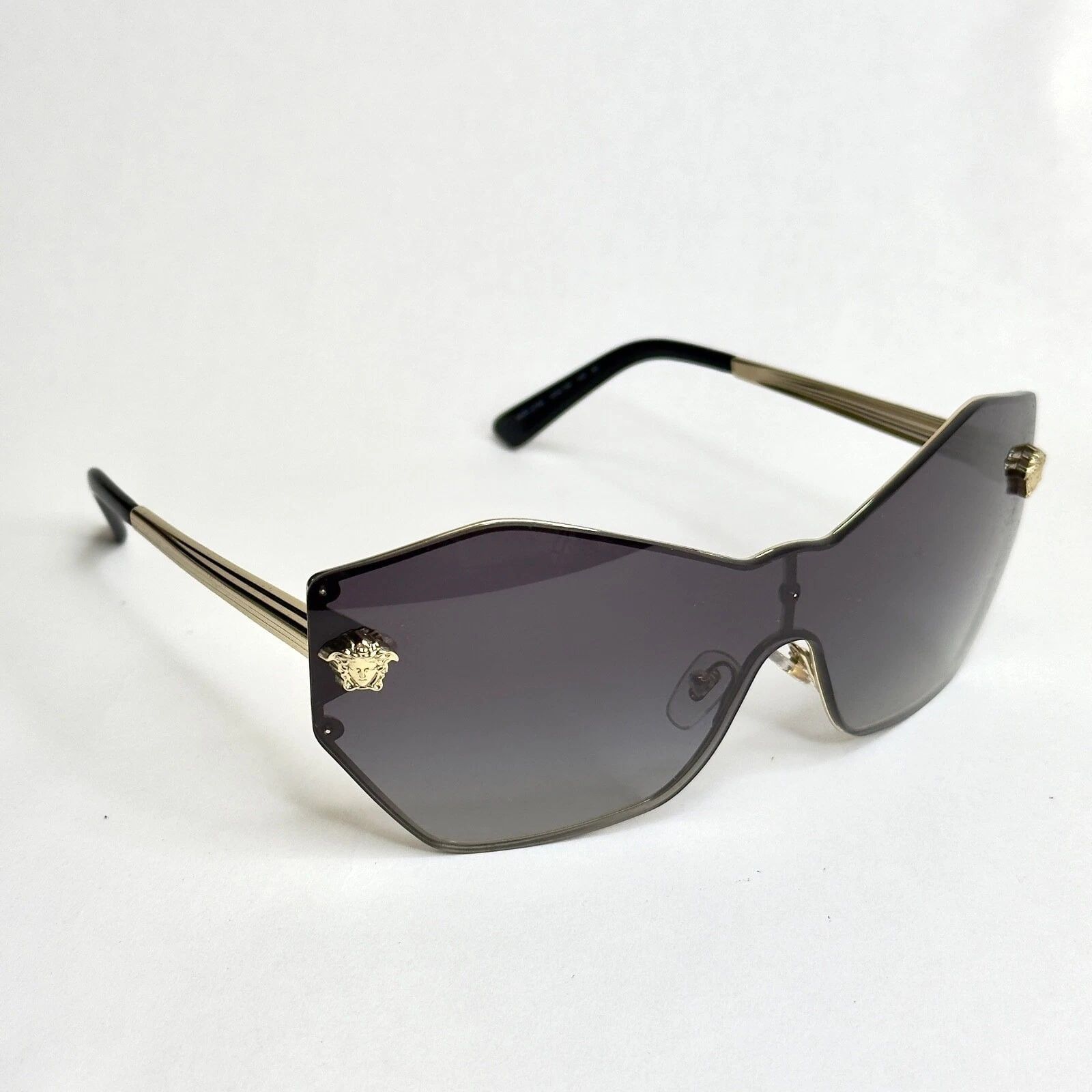Versace VERSACE GLAM Stud Medusa Head 2182 Gray VE2182 Sunglasses Size ONE SIZE - 9 Thumbnail