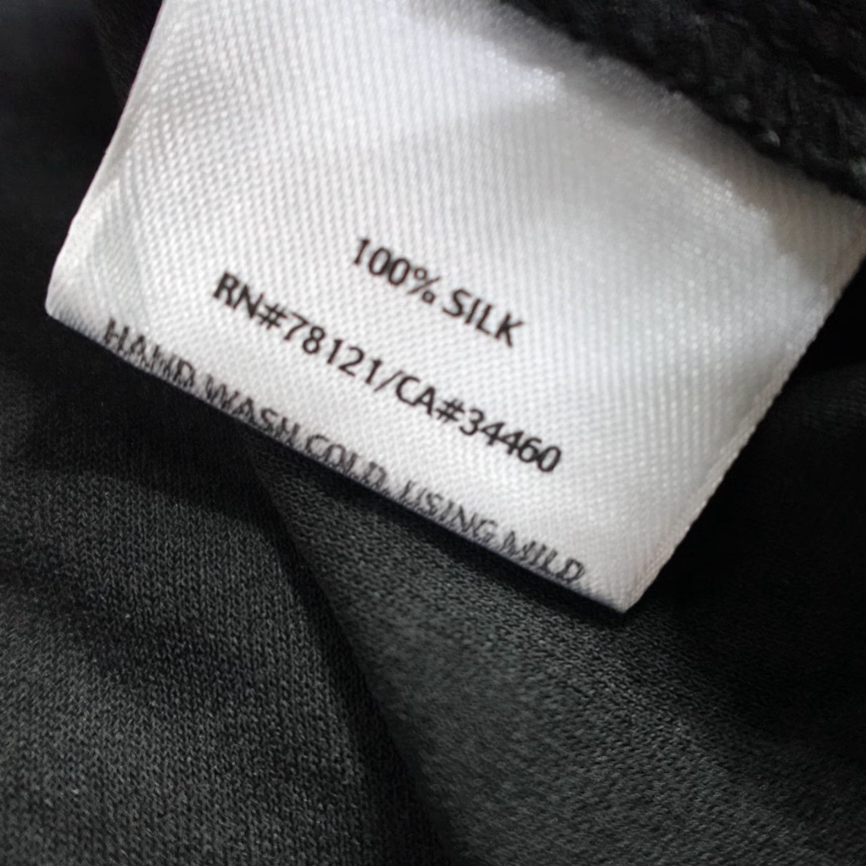Eileen Fisher Eileen Fisher Womens Top Large Black Solid Sleeveless 100% Silk Tank Regular XS? Size L / US 10 / IT 46 - 3 Thumbnail