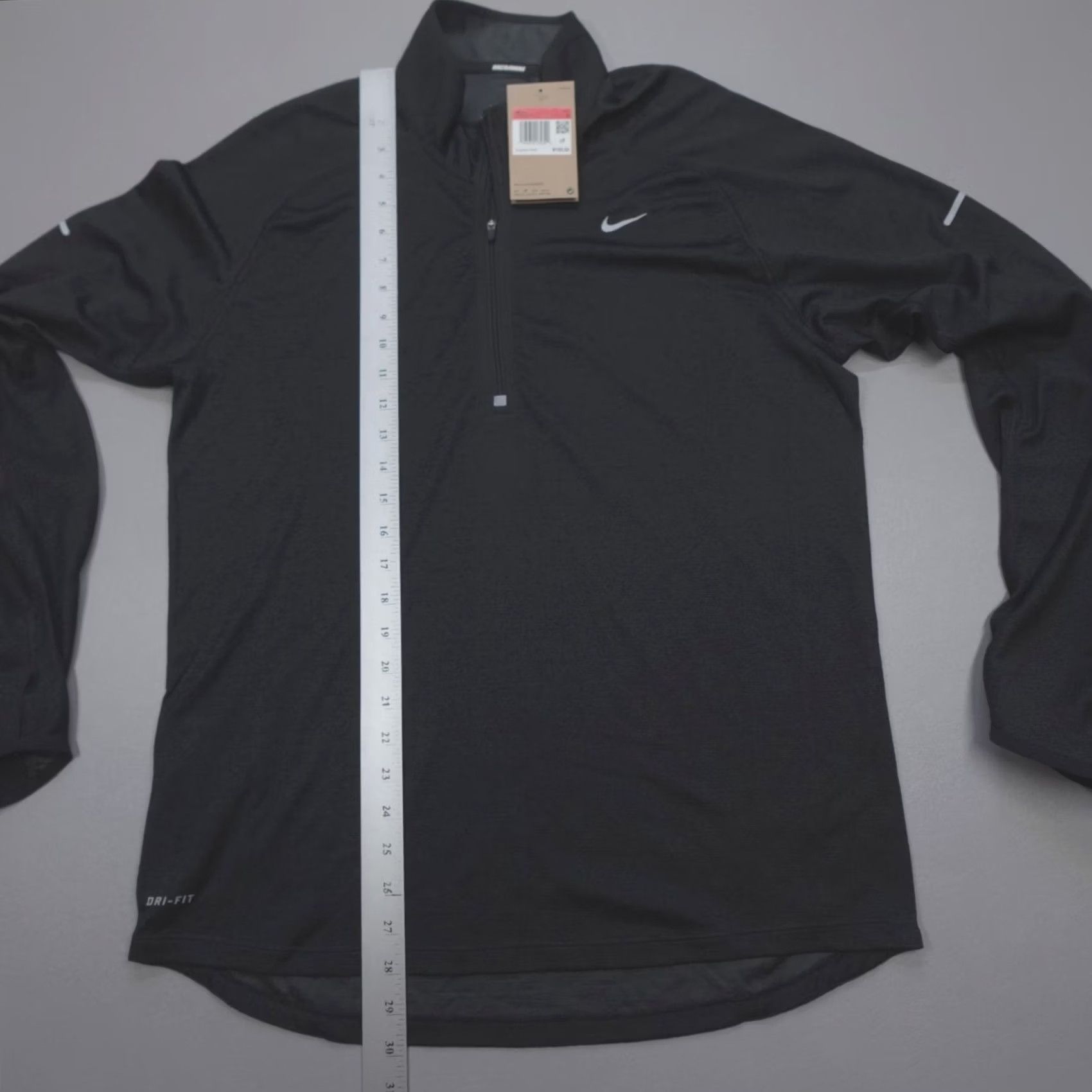 Nike Nike Tour ADV 1/2 Zip Golf Top Dri-FIT FD5833-010 Black Wool Blend Size L Mens Golf Top Size US L / EU 52-54 / 3 - 7 Thumbnail