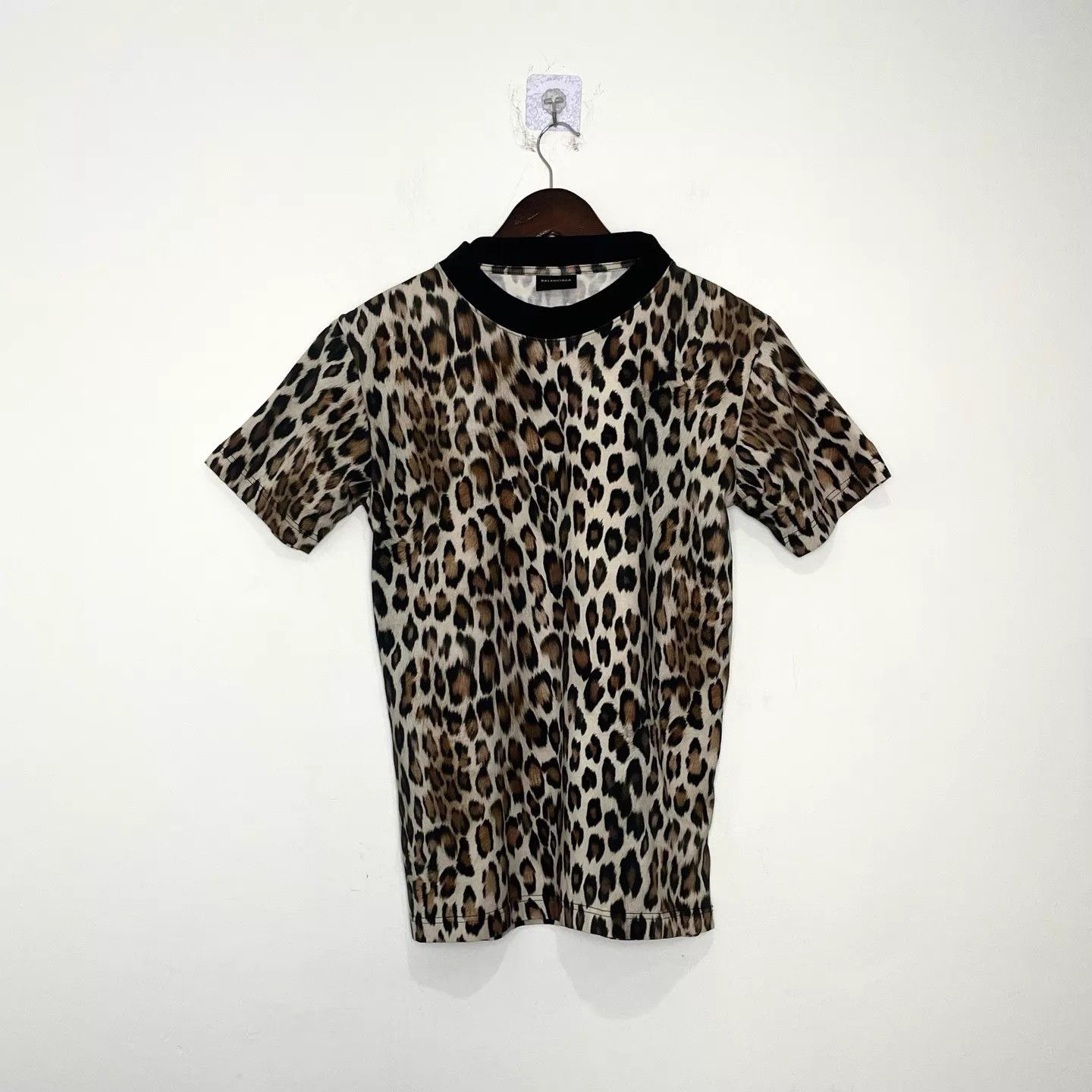 Balenciaga Balenciaga 24FW Leopard Print Short Sleeve Tee XL Size XL / US 12-14 / IT 48-50 - 2 Thumbnail