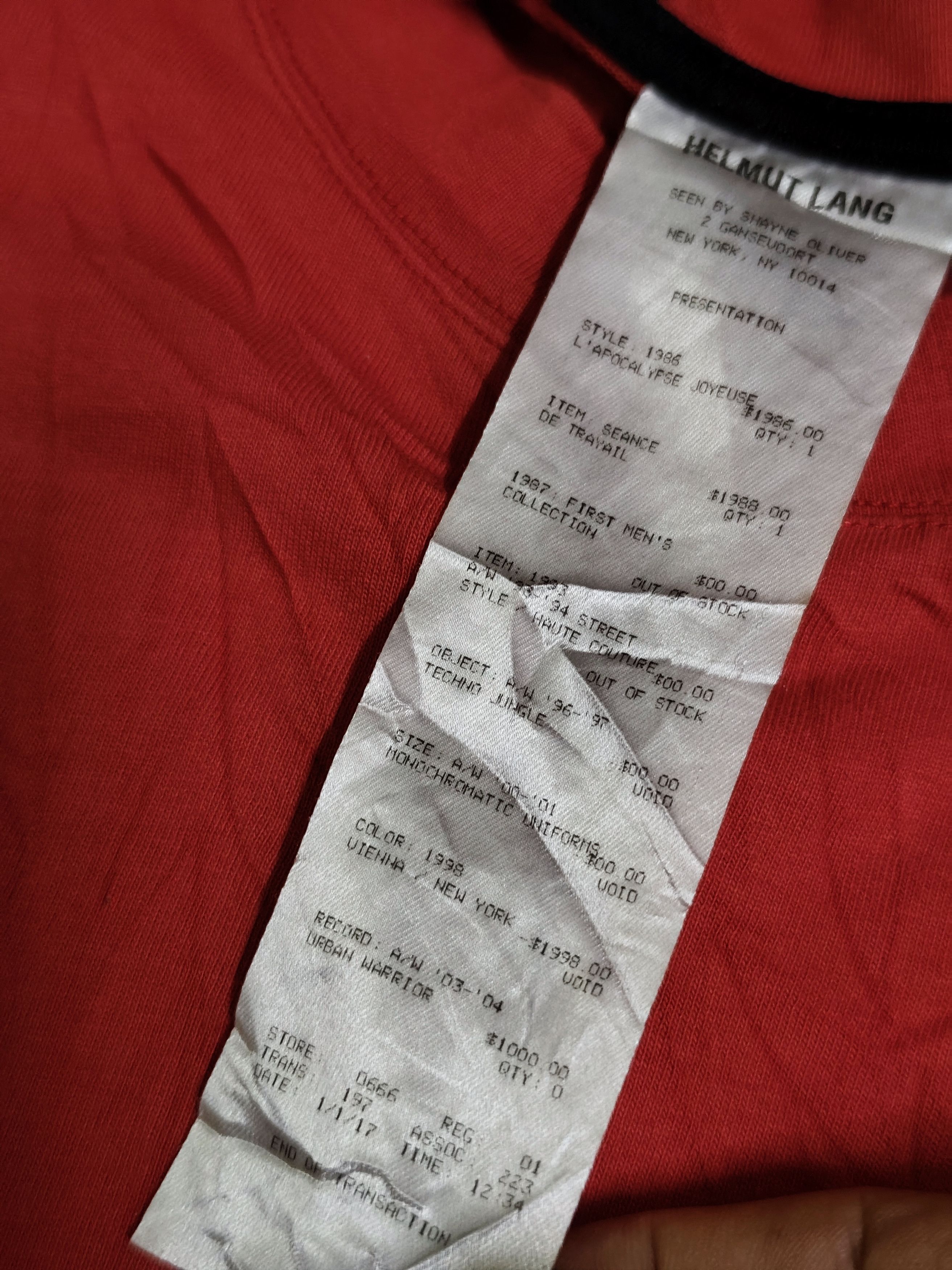 Helmut Lang Helmut Lang X Shayne oliver Size US S / EU 44-46 / 1 - 6 Thumbnail
