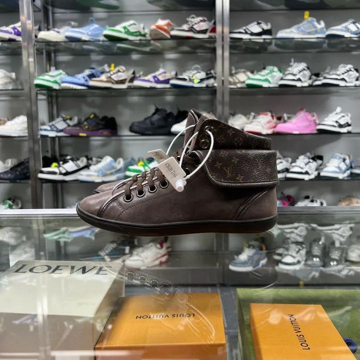 Louis Vuitton Louis Vuitton Casual High-Top Sneakers in Brown -2508 Size US 5 / EU 37 - 7 Thumbnail