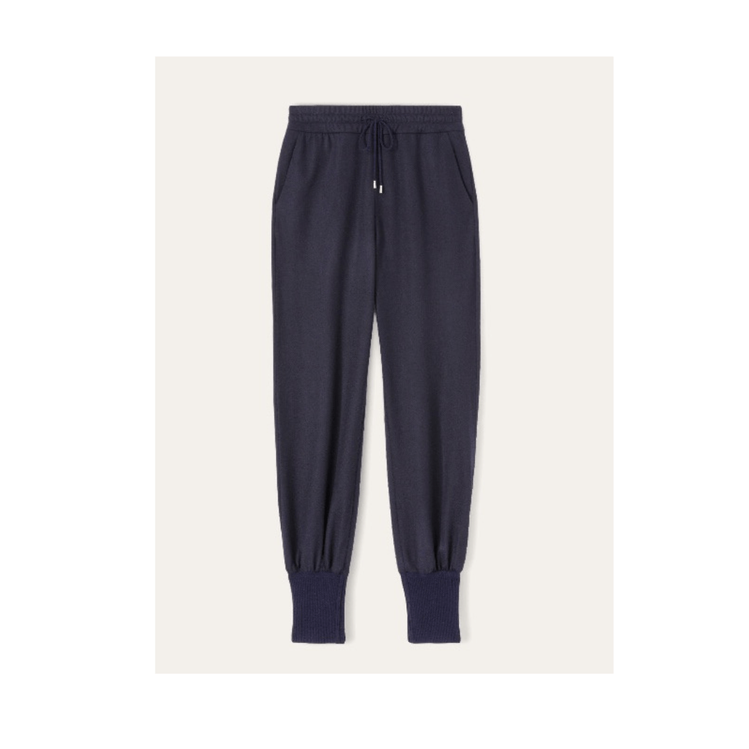 o1srvl11e1224 Jersey Darhan Pant in Navy Blue