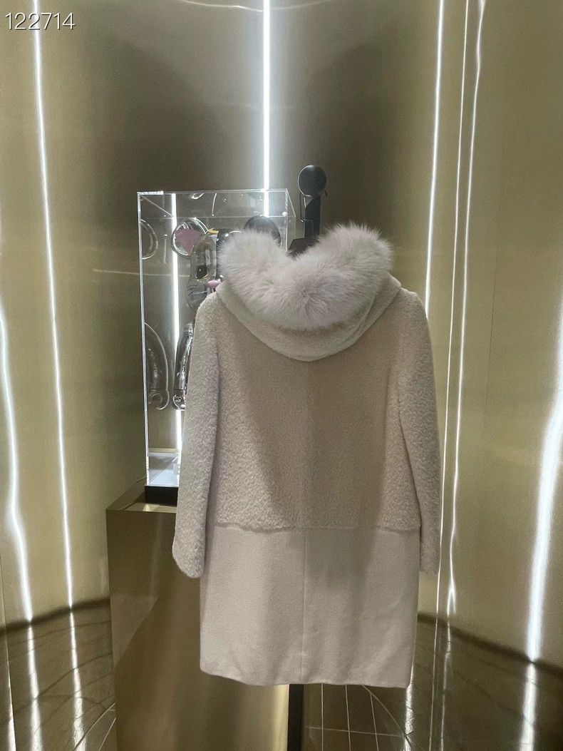 Max Mara Max Mara White wool coat Size S / US 4 / IT 40 - 2 Thumbnail