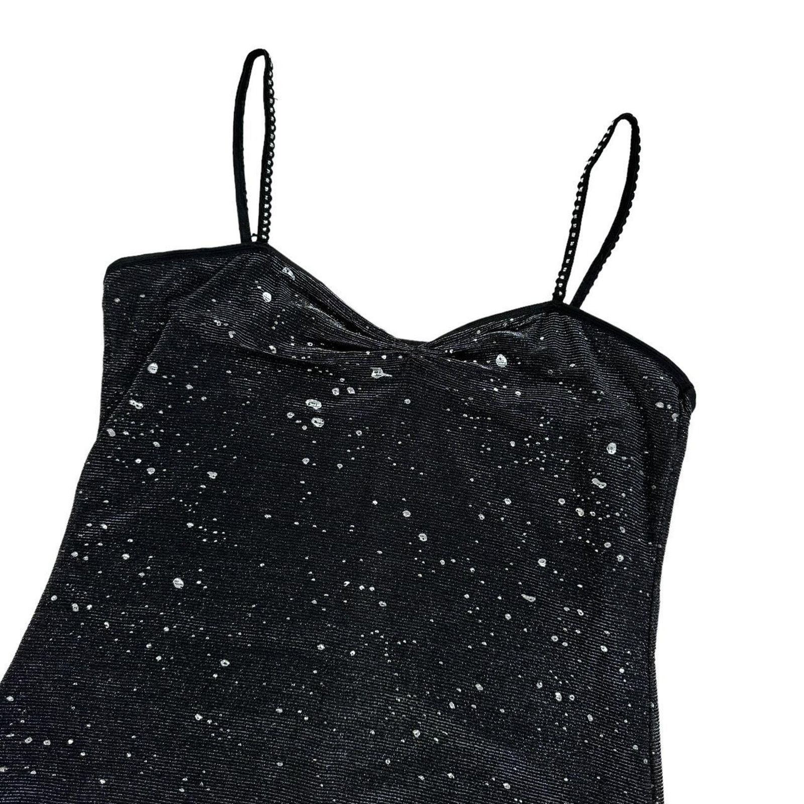 New Look × Vintage New Look Y2K Vintage Mesh Bodycon Midi Cami Dress Size M / US 6-8 / IT 42-44 - 3 Thumbnail