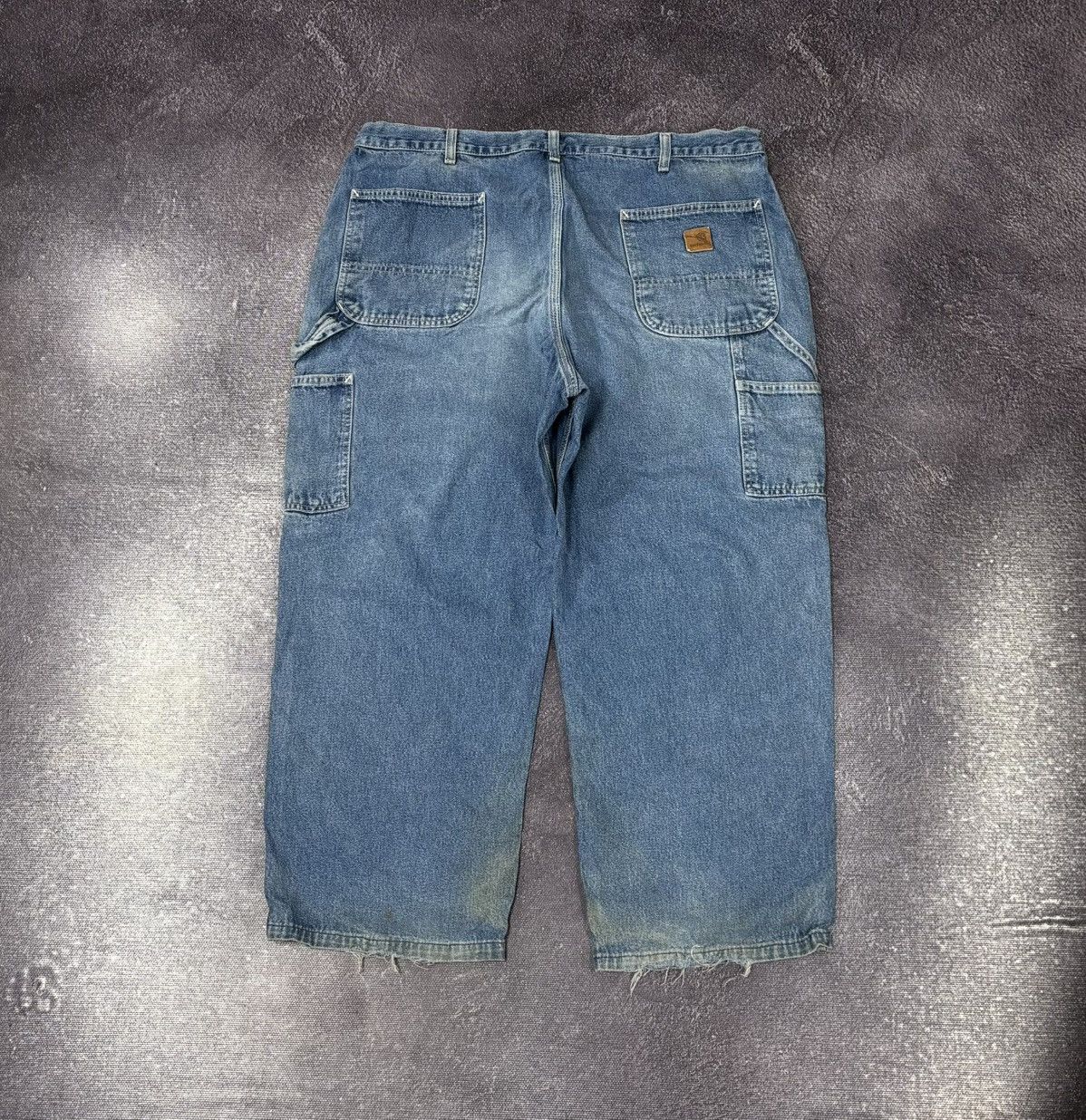Carhartt Vintage Carhartt Dungaree Fit Faded Blue Denim Baggy Jeans Size US 40 / EU 56 - 1 Thumbnail
