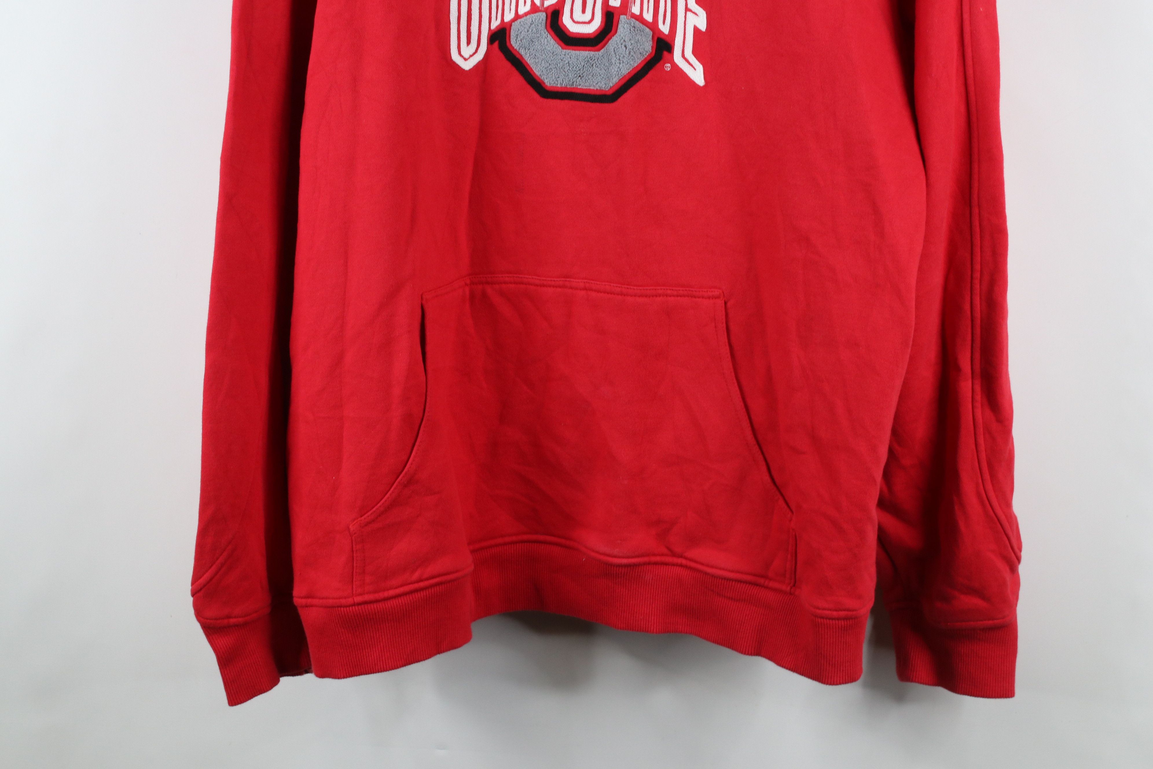Nike × Vintage Vintage Nike Center Swoosh Ohio State University Hoodie Size US XL / EU 56 / 4 - 3 Thumbnail