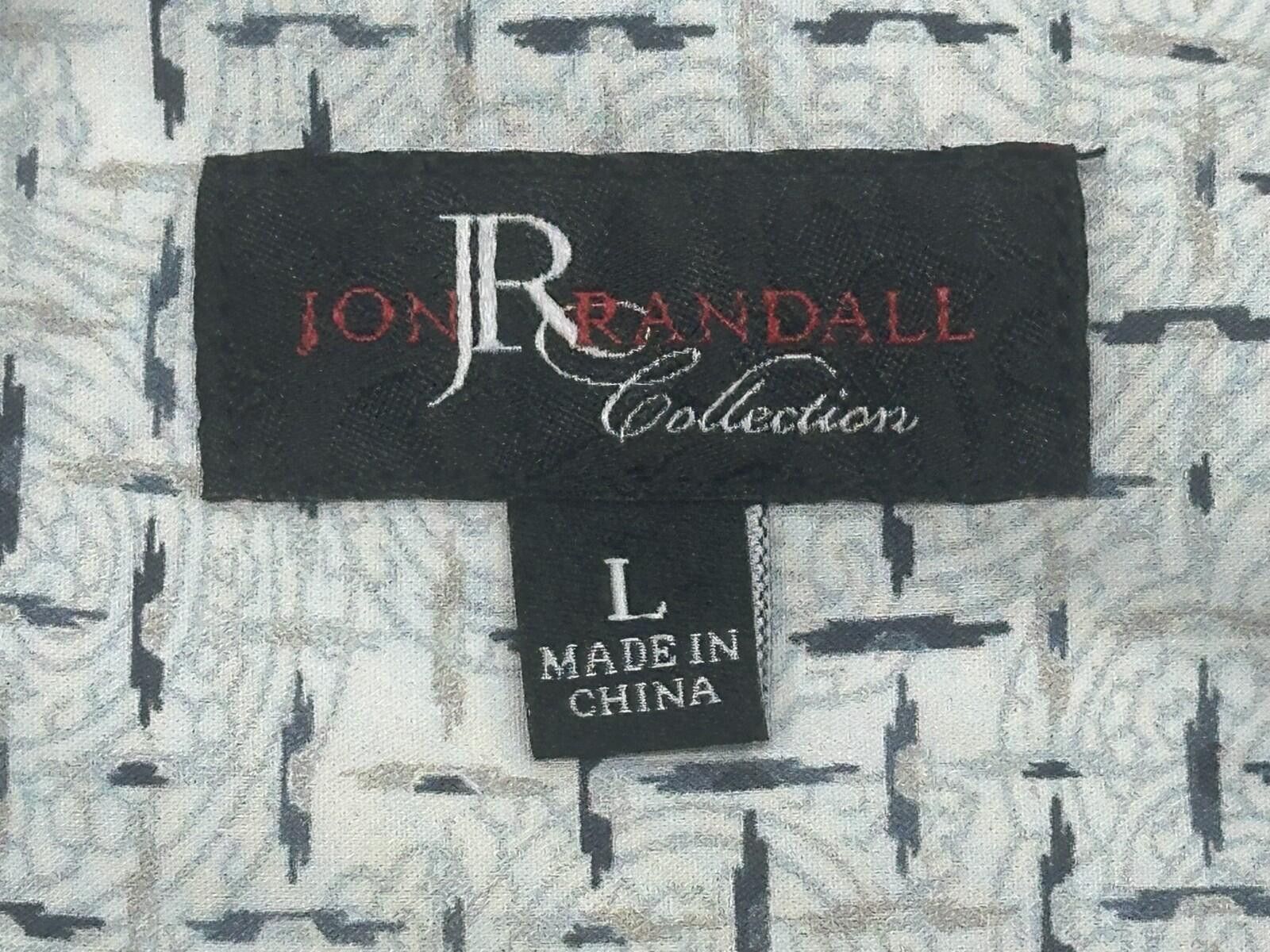 Other Jon Randall 100% Cotton Checked Button Up Black Mens L Size US L / EU 52-54 / 3 - 8 Thumbnail
