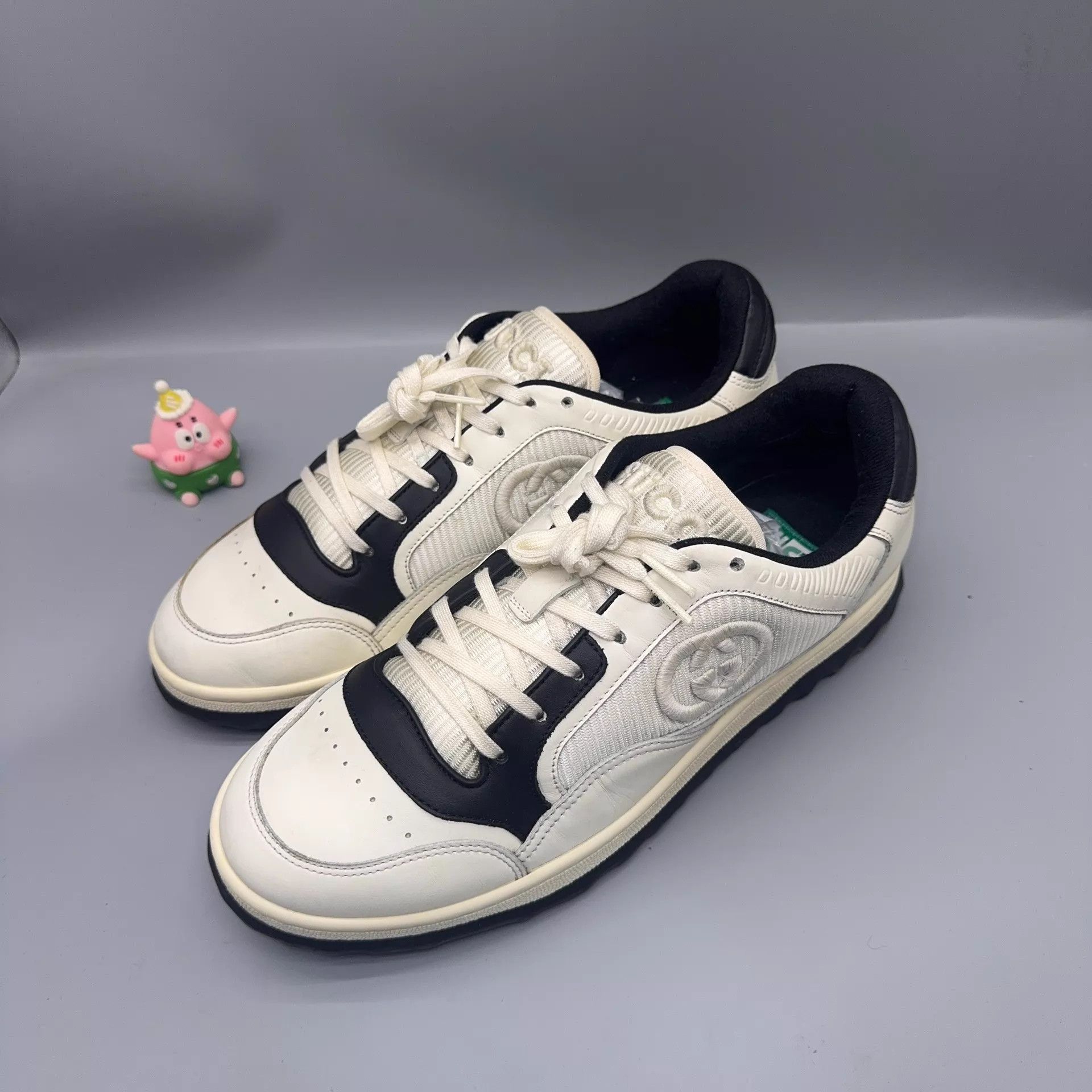 Gucci GUCCI MAC80 Distressed White & Black Shoes Size US 8.5 / EU 41-42 - 1 Thumbnail