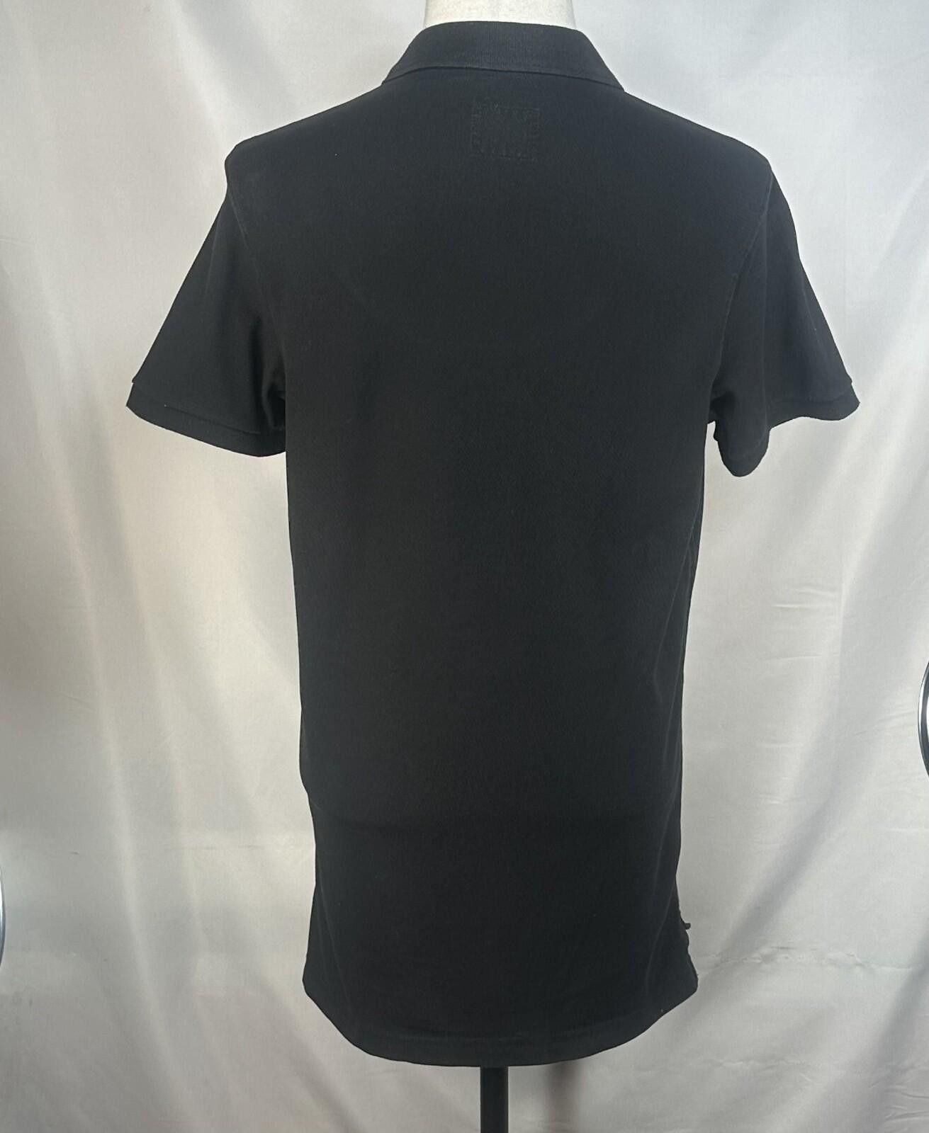 Abercrombie & Fitch Abercrombie Fitch 1/4 Button S/S Polo Shirt Black Mens M Size US M / EU 48-50 / 2 - 2 Thumbnail
