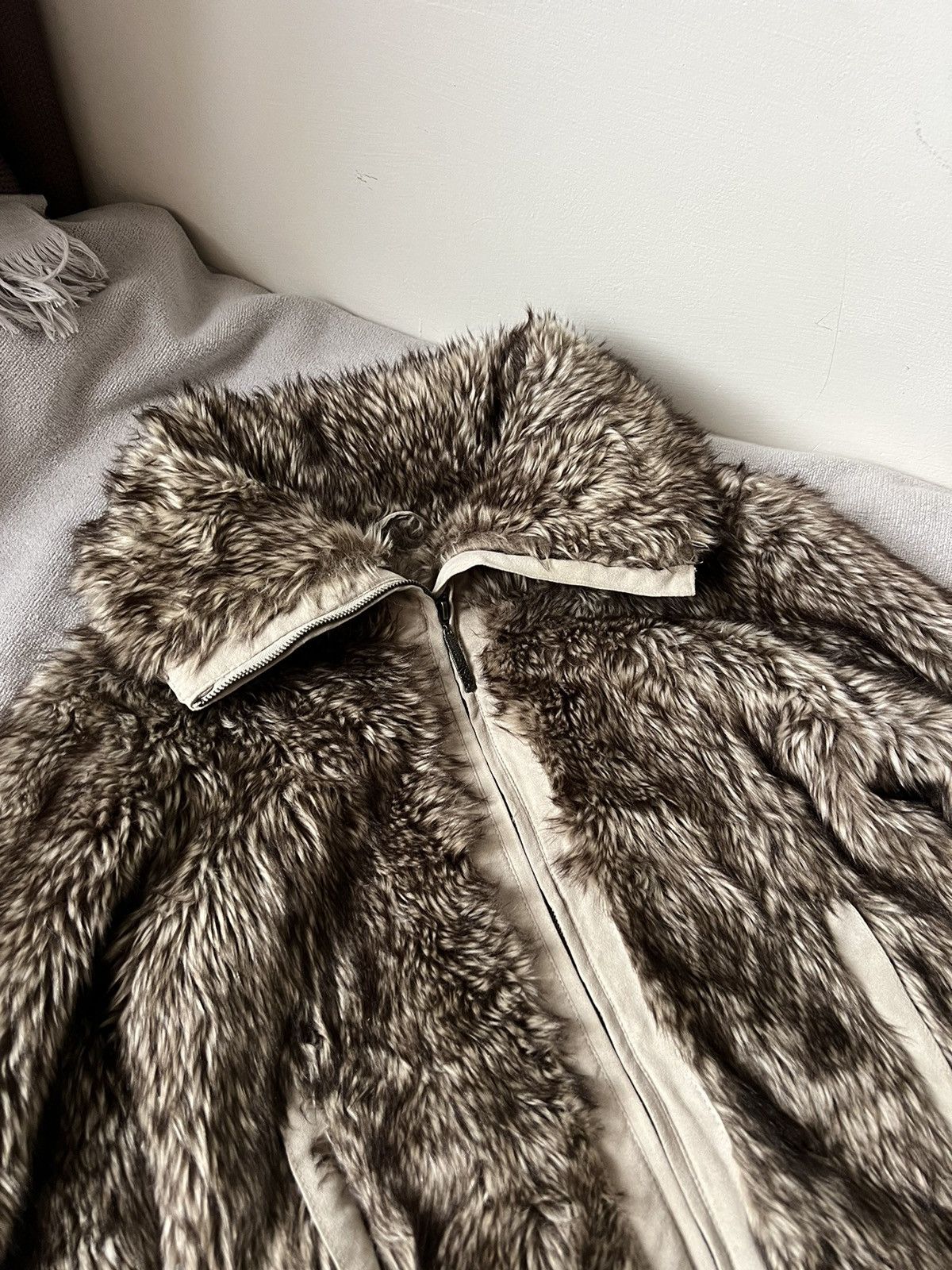 Other Vinatge fur jacket hysterical glamor le grand bleu style y2k Size US M / EU 48-50 / 2 - 4 Thumbnail