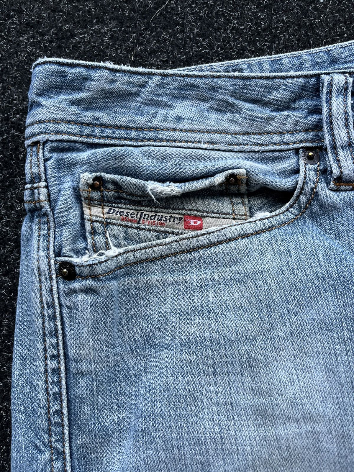 Diesel Vintage Y2K Diesel Viker Lighting Blue denim pants Size US 32 / EU 48 - 4 Thumbnail