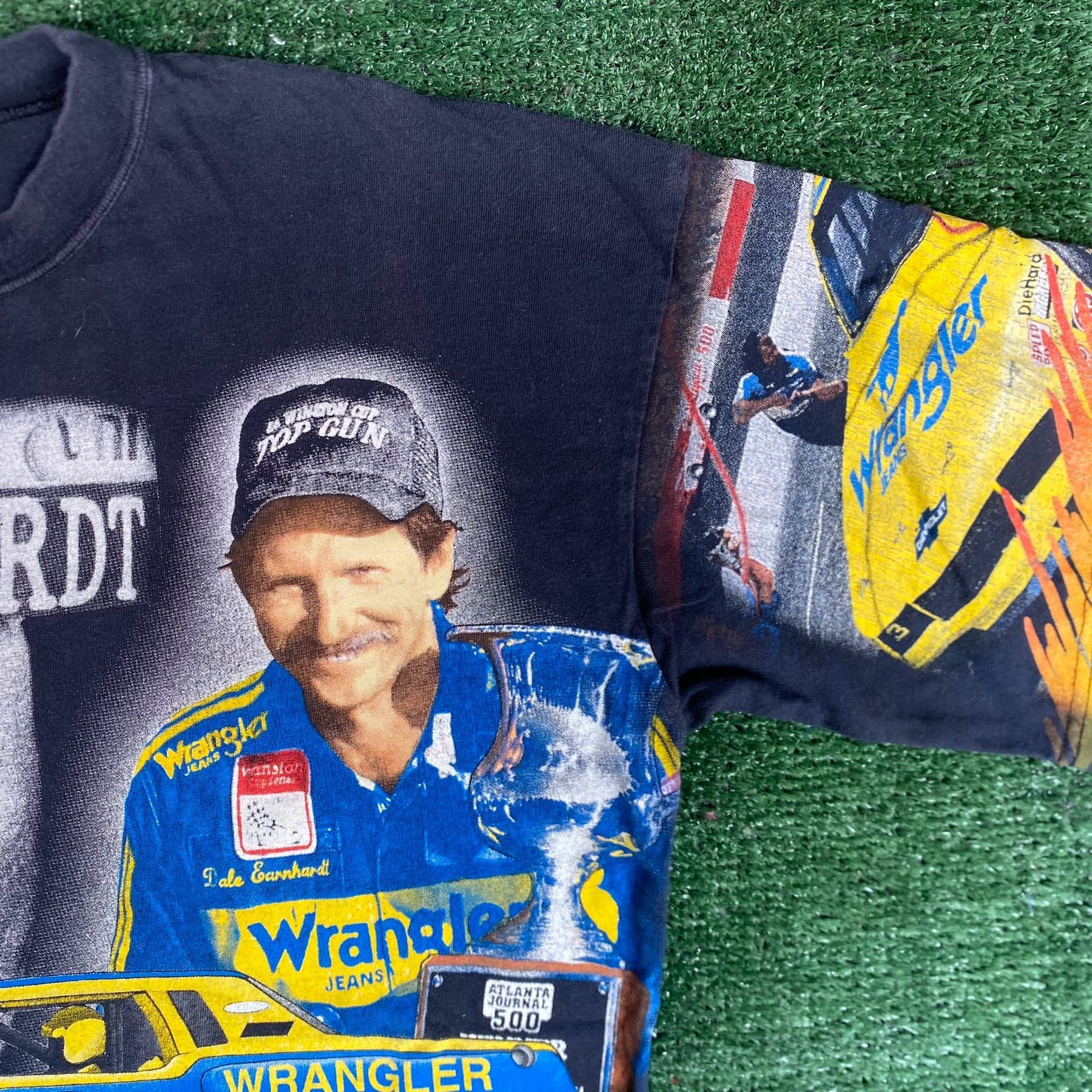 NASCAR Vintage 90s Dale Earnhardt AOP Shirt NASCAR Racing Tee Size US L / EU 52-54 / 3 - 4 Thumbnail