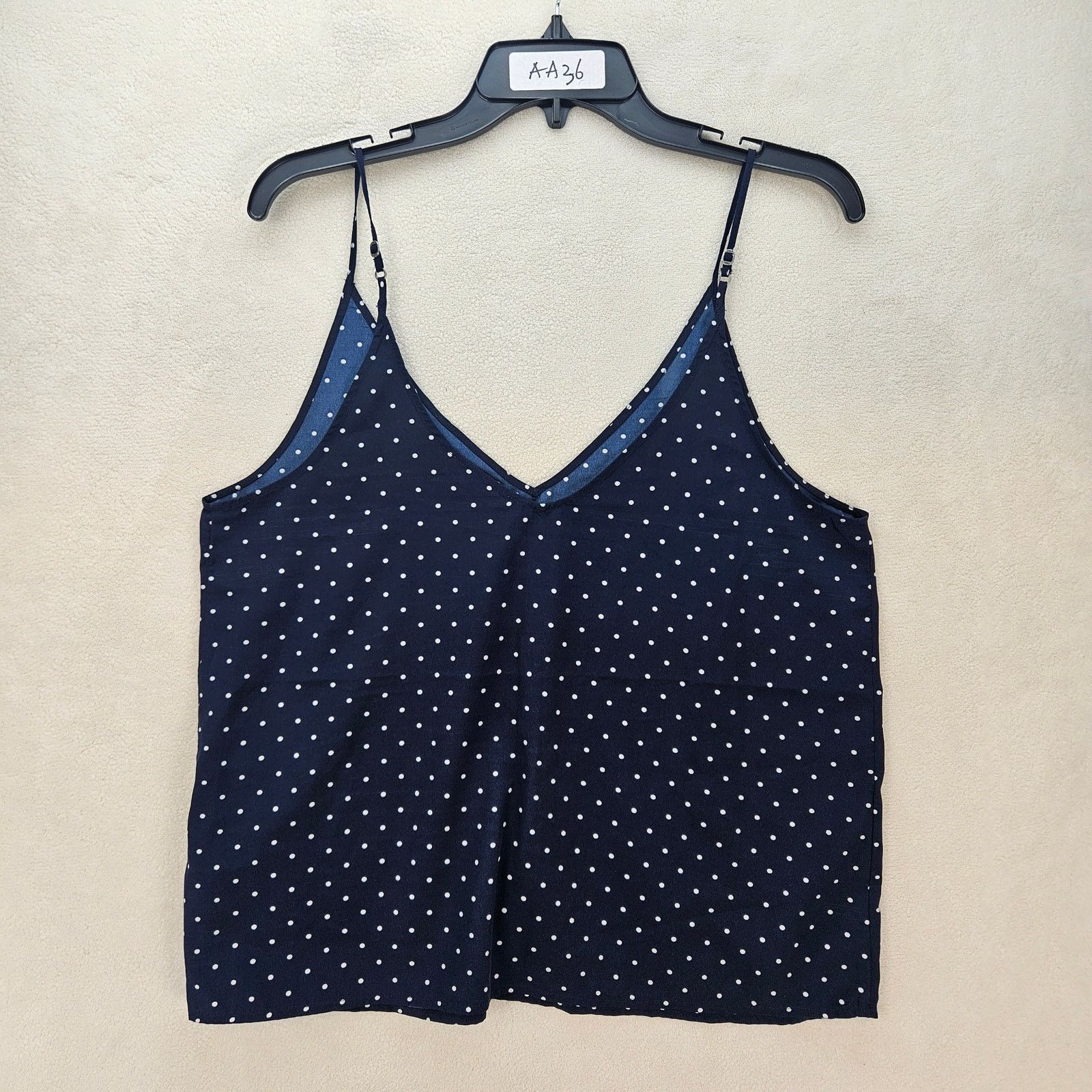 Abercrombie & Fitch ABERCROMBIE & FITCH 1892 WOMEN'S MEDIUM TANK TOP BLUE SILKY Size M / US 6-8 / IT 42-44 - 6 Thumbnail