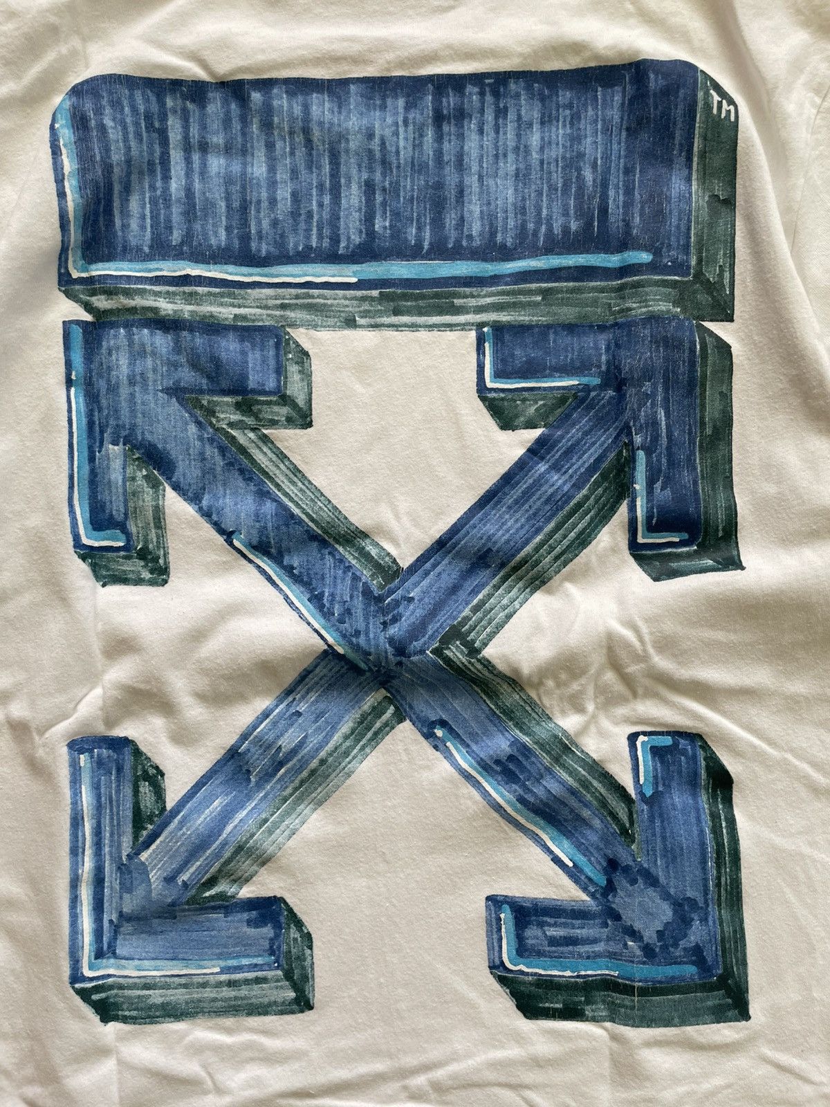 Off-White × Virgil Abloh Off-White White T-Shirt Size US M / EU 48-50 / 2 - 15 Thumbnail