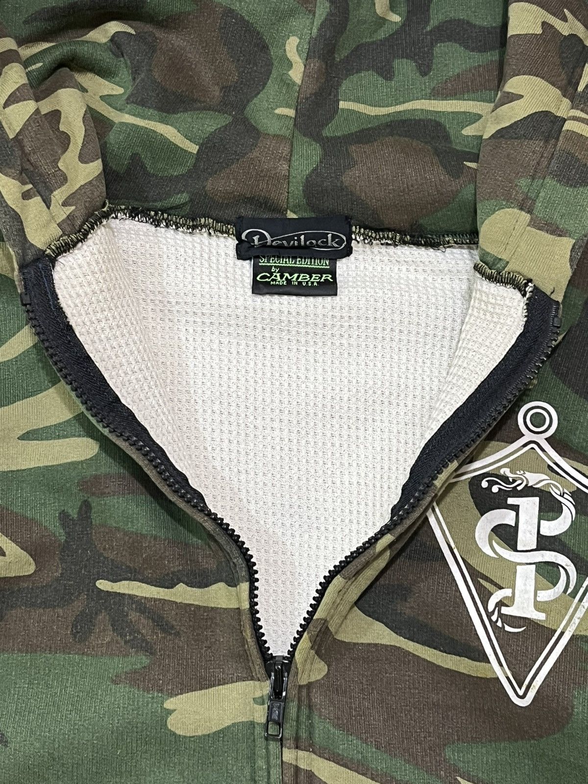 Devilock Vintage Hoodie Thermal Camo Devilock Size US M / EU 48-50 / 2 - 5 Thumbnail