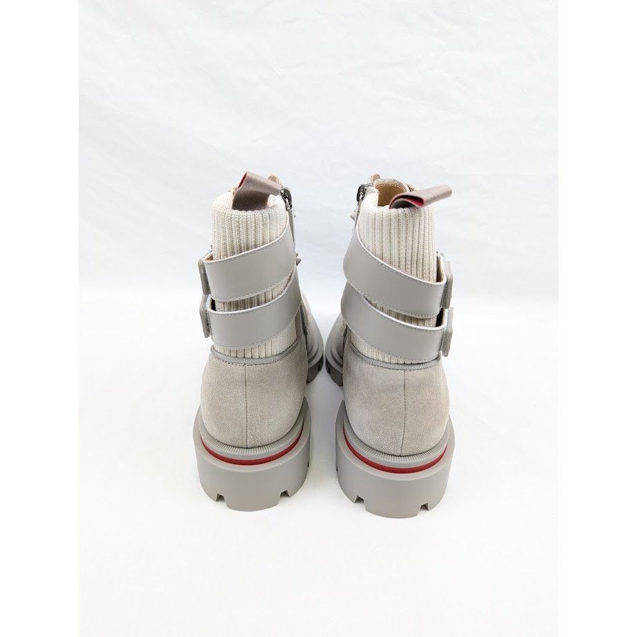 Christian Louboutin o1rshd1 Calf Our Fight Flat Boots in Goose Size US 10 / EU 43 - 21 Thumbnail