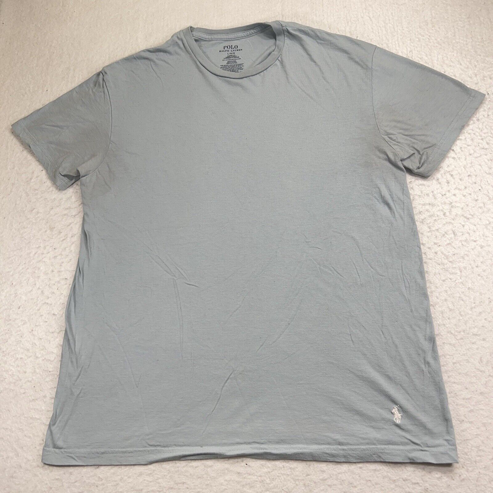 Polo Ralph Lauren Polo Ralph Lauren Large Light Blue T Shirt White Pony Logo Size US L / EU 52-54 / 3 - 1 Thumbnail