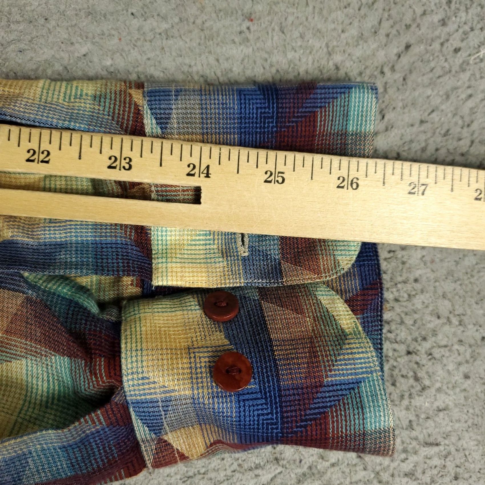 Vintage Jhane Barnes Shirt Mens 2XL Blue Brown Abstract Casual Button Up Long Sleeve Geometric Pattern Modern Classic Preppy Business Workwear Size US XXL / EU 58 / 5 - 6 Thumbnail