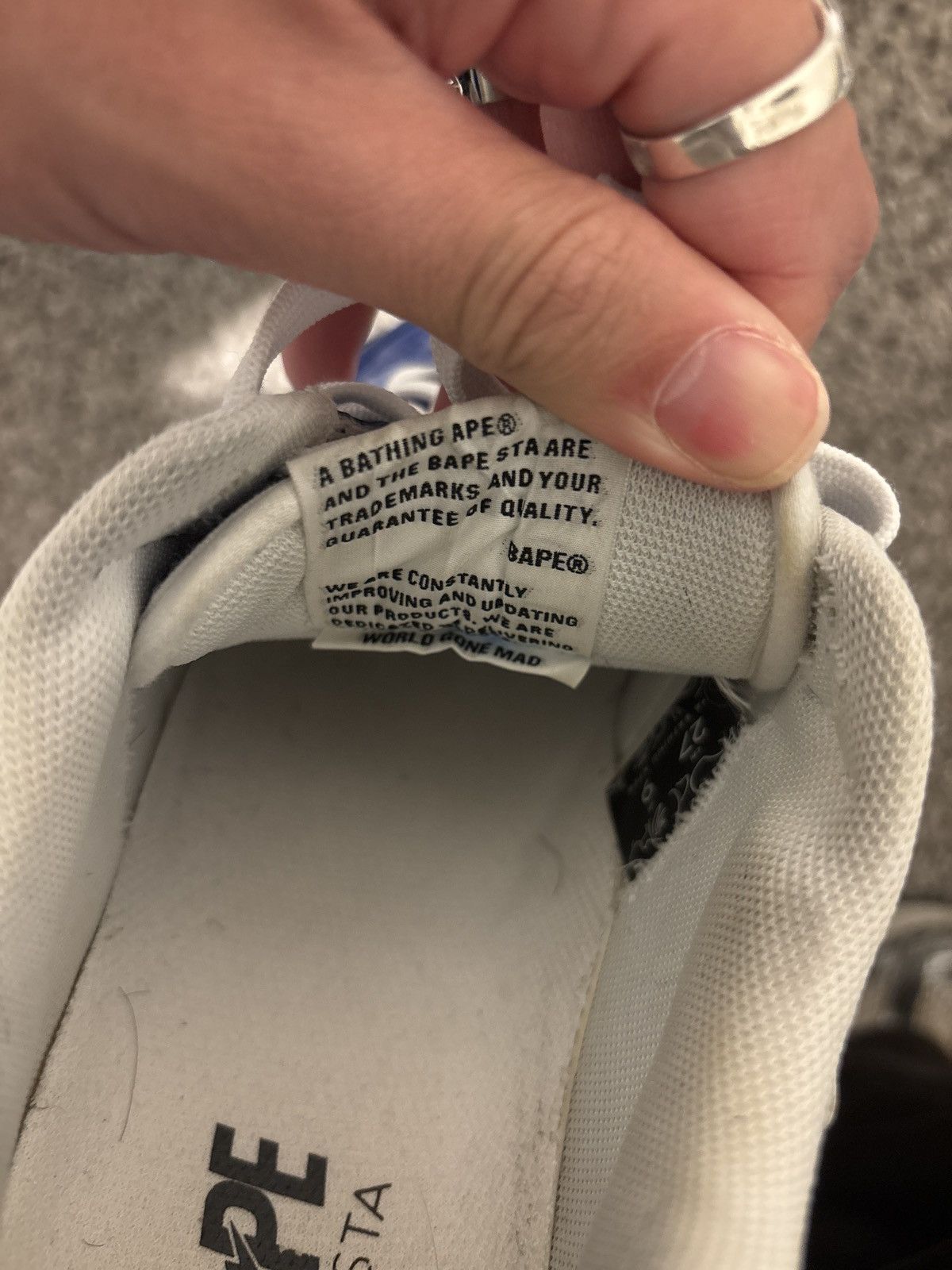 Bape Bapesta Low M2 Blue Size US 9 / EU 42 - 12 Thumbnail