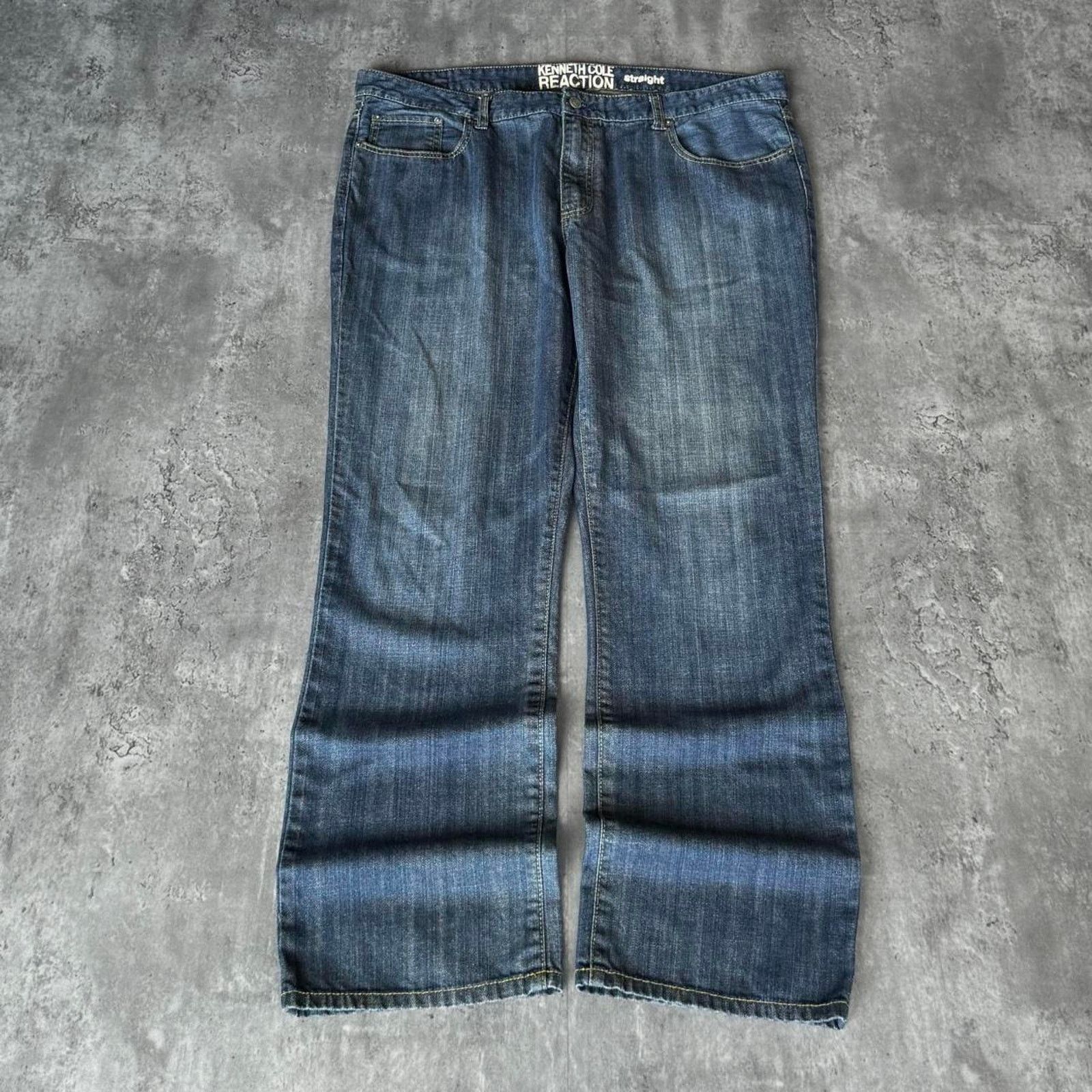Japanese Brand × Kenneth Cole × Vintage Vintage Y2K Kenneth Cole Embroidered Grunge Opium Jeans Size US 38 / EU 54 - 2 Thumbnail
