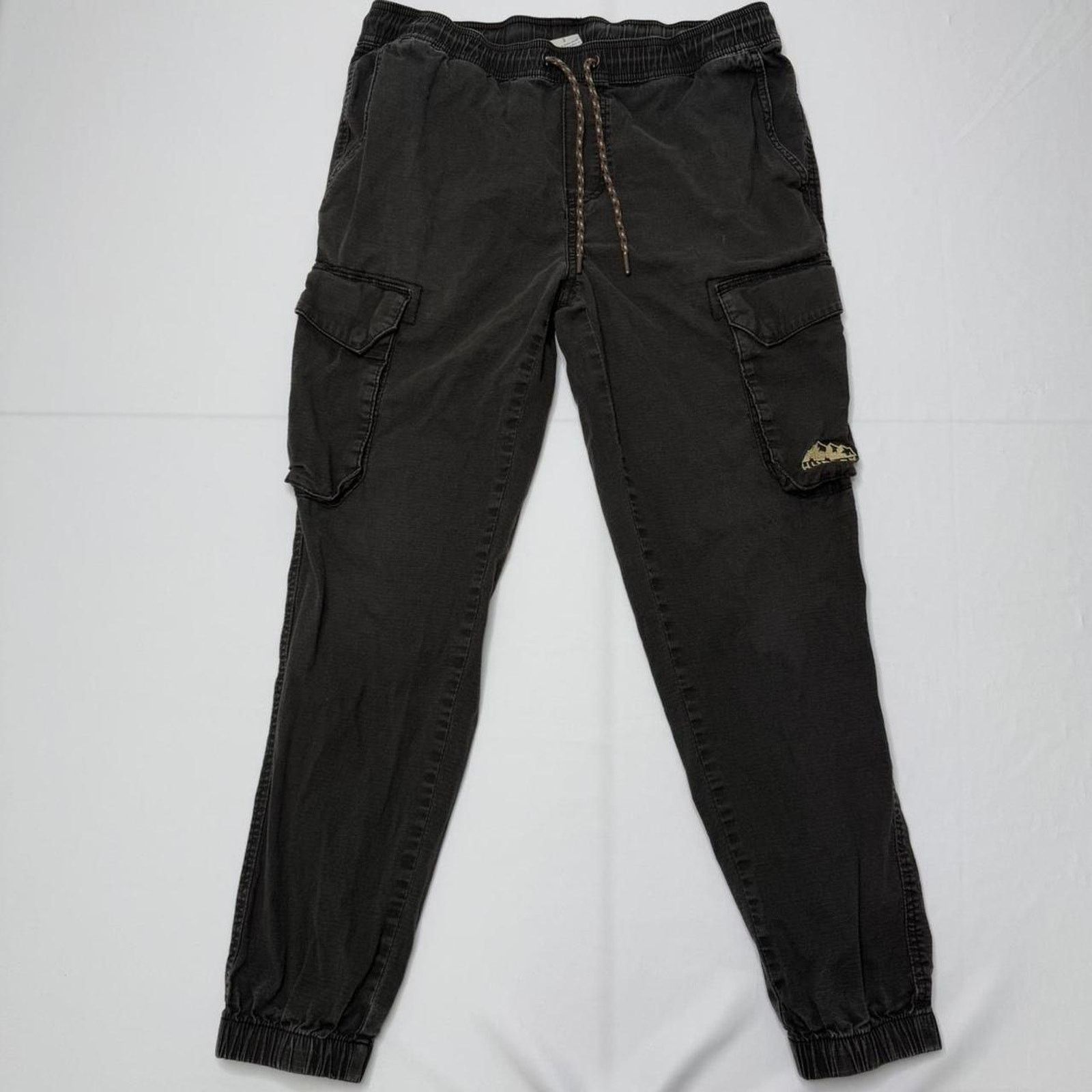 Hurley Black Hurley Cargo Sweatpants Adjustable Waistband Size S Size US 34 / EU 50 - 1 Thumbnail
