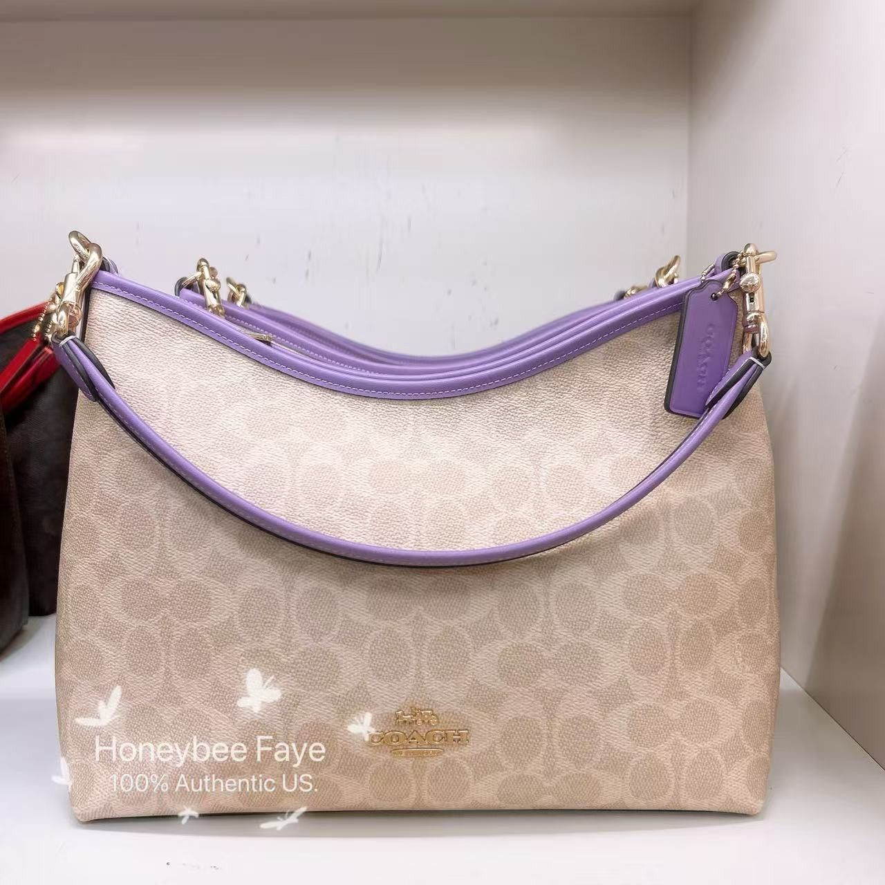 Coach Laurel Shoulder Bag In Signature Canvas CV975 Size ONE SIZE - 1 Thumbnail