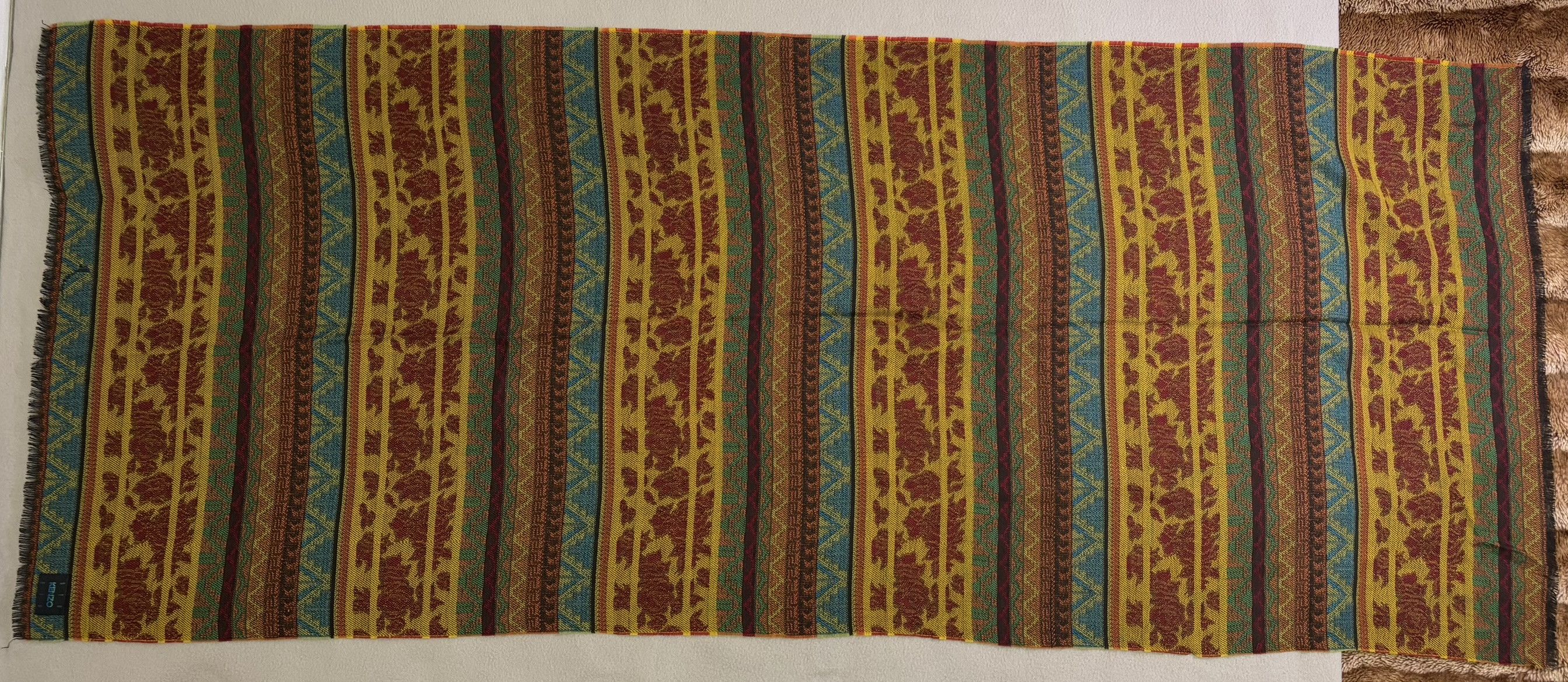 Kenzo × Vintage Kenzo Vintage Scarf Size ONE SIZE - 9 Thumbnail