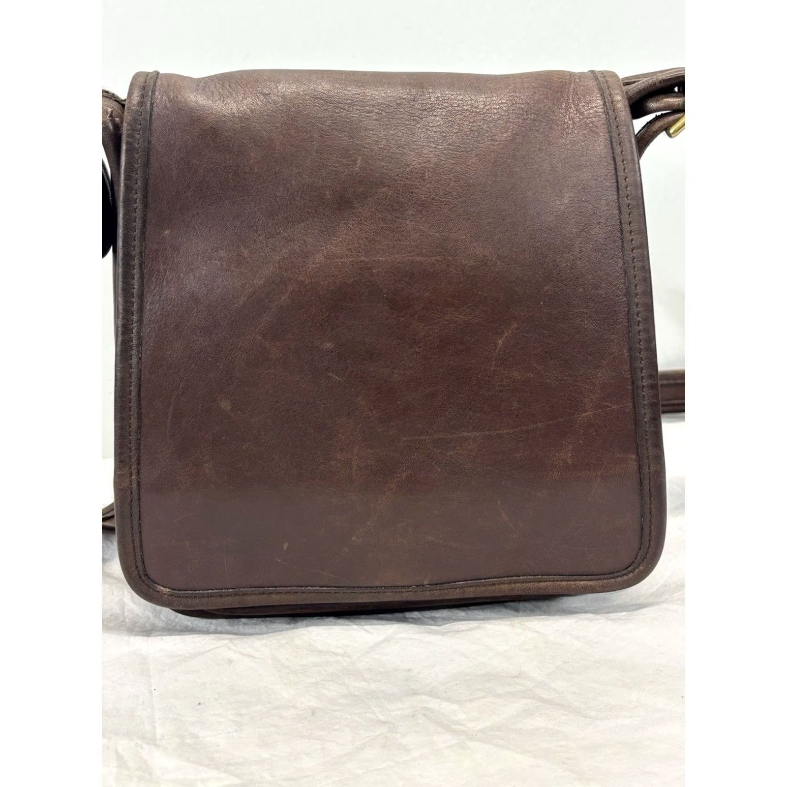 Coach VINTAGE Coach Legacy Crossbody Bag Dark Brown Leather 8in 3in Pregnancy? (image shows Classic) Size ONE SIZE - 2 Thumbnail