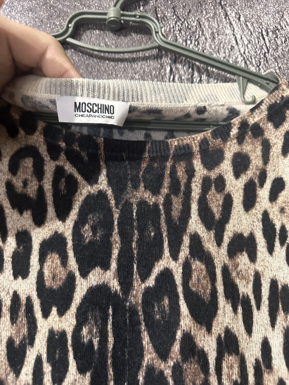 Moschino × Vintage Moschino cheap and chic leopard dress Size L / US 10 / IT 46 - 3 Thumbnail