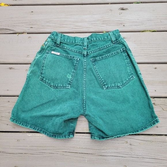 Vintage Vintage 90s y2k Zena High Rise Waisted Green Jean Denim Mom Size 28" / US 6 / IT 42 - 6 Thumbnail