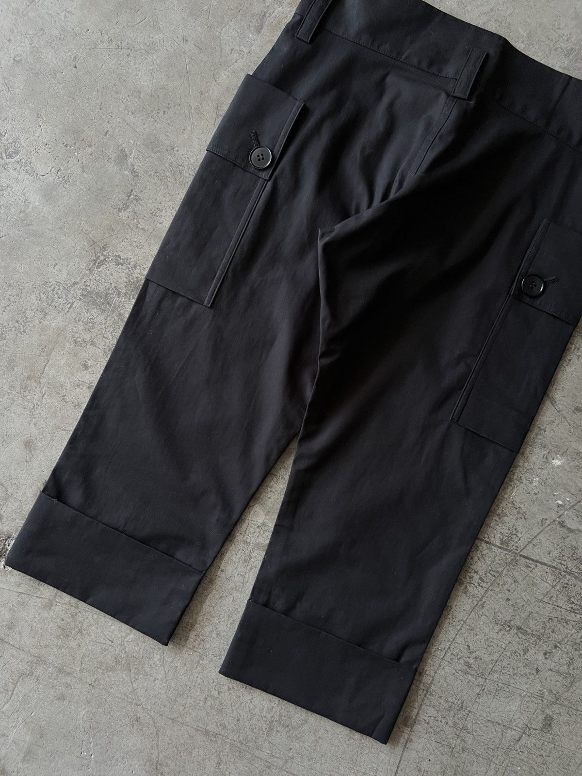 Y's Y’s - Yohji Yamamoto - Cropped Cargo Trouser Size 30" / US 8 / IT 44 - 7 Thumbnail