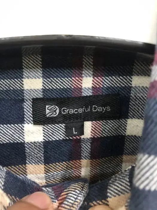 Flannel × Vintage Vintage Graceful days Plaid Tartan Flannel Shirt 👕 Size US M / EU 48-50 / 2 - 3 Thumbnail