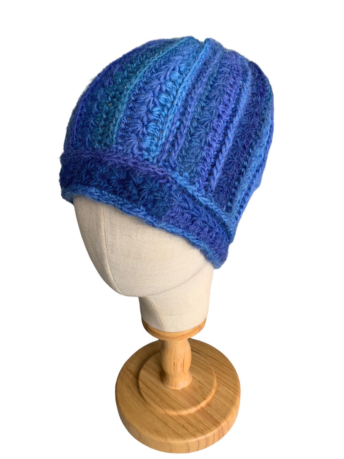 Hippies Style Crochet Knit Wool Beanie Hat