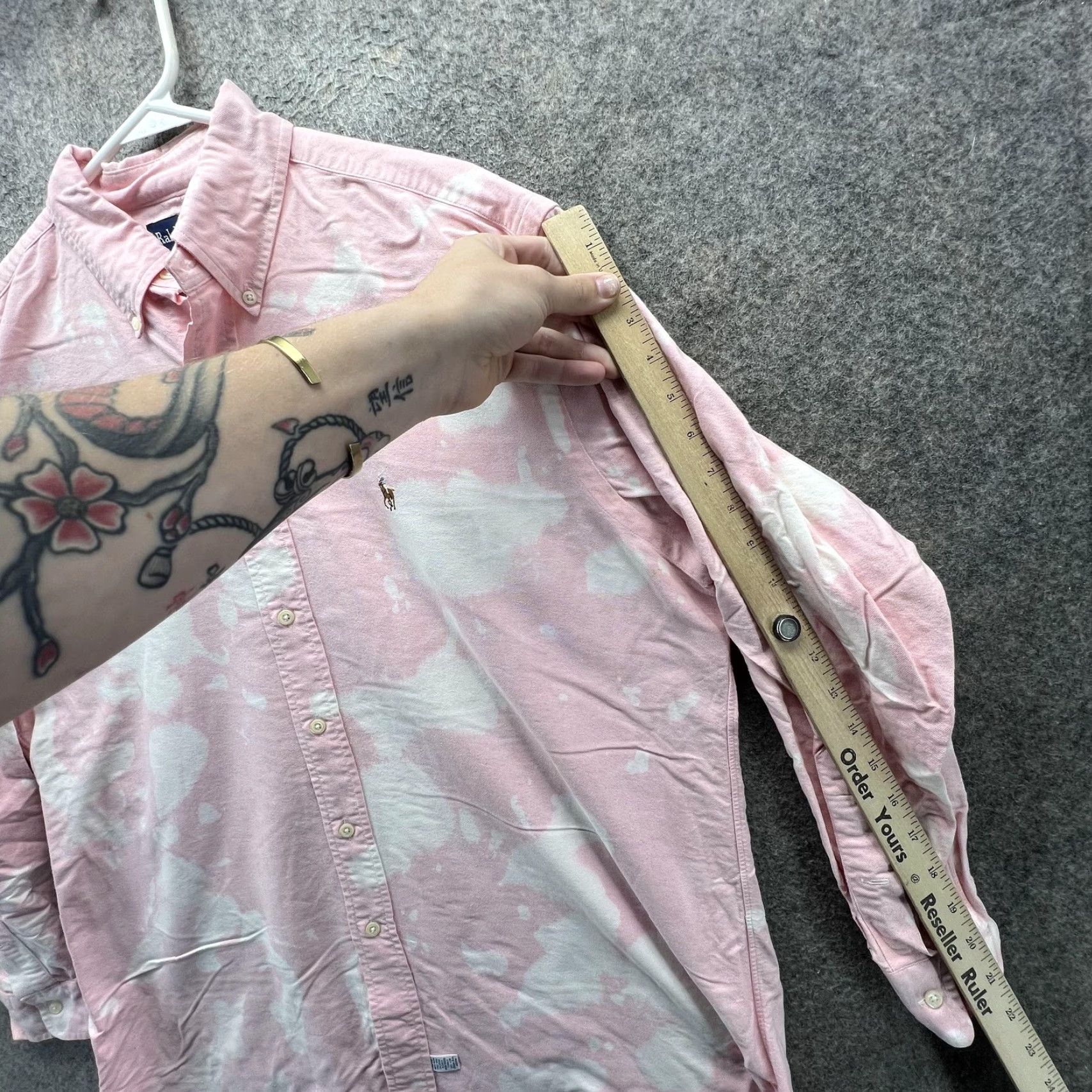 Ralph Lauren VINTAGE Ralph Lauren Yarmouth Shirt Mens 15.5 33 Pink Oxford Button-Down Cotton Logo Dress Shirt Size US L / EU 52-54 / 3 - 5 Thumbnail