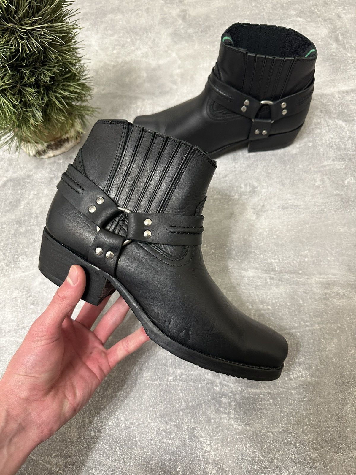 Cowboy Equipment Vintage Leather Cowboy Boots Size US 10 / EU 43 - 1 Thumbnail